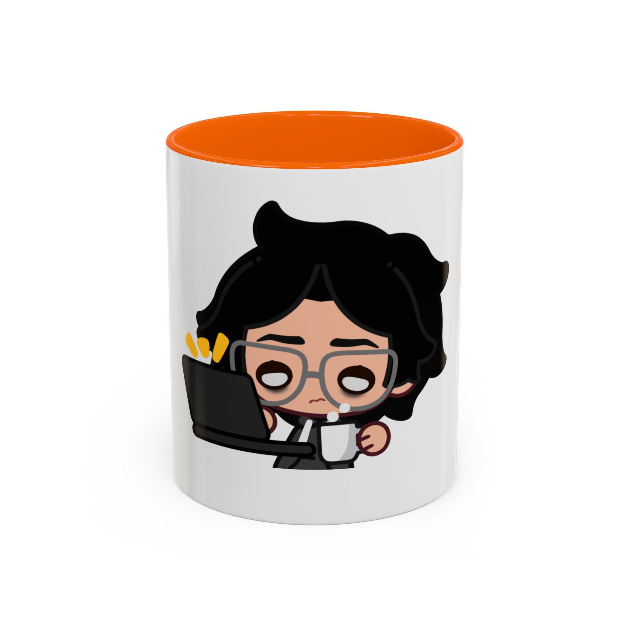RyoPlaying "Exhausted" Accent Mug