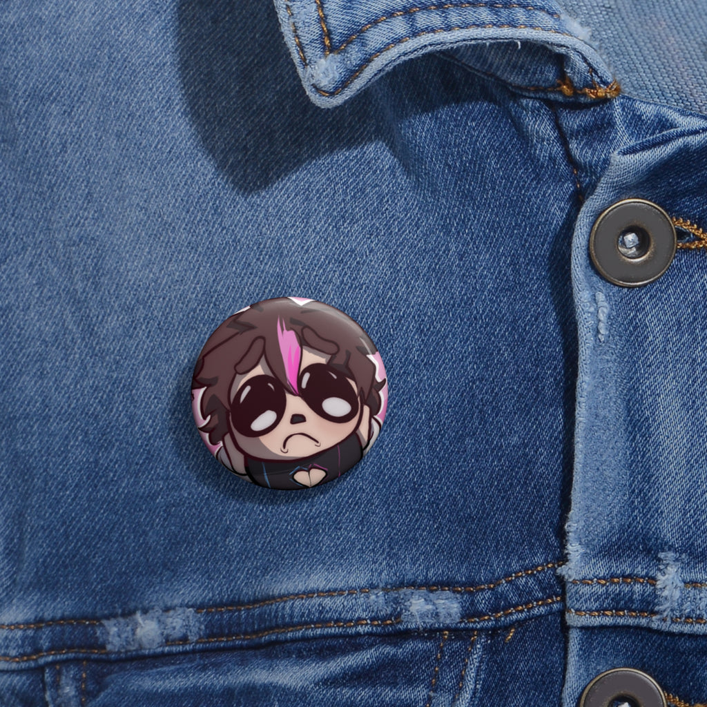 Neppix "Pleading" Pin Button - KatDragonz