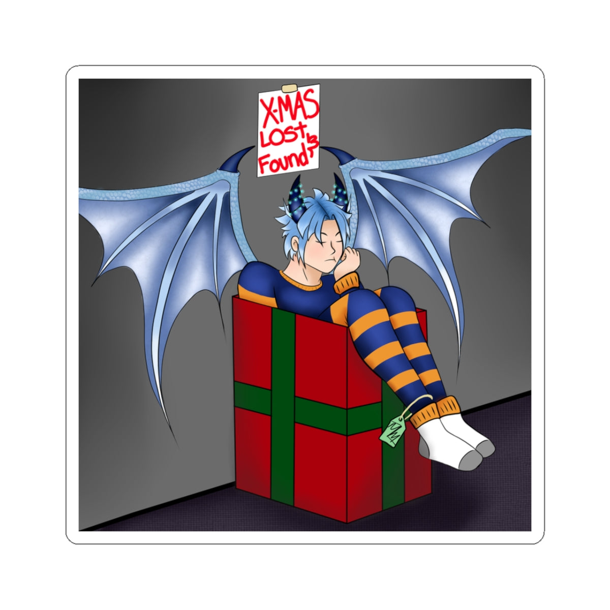 Johnnytyrant_VT "Lost & Found" Sticker