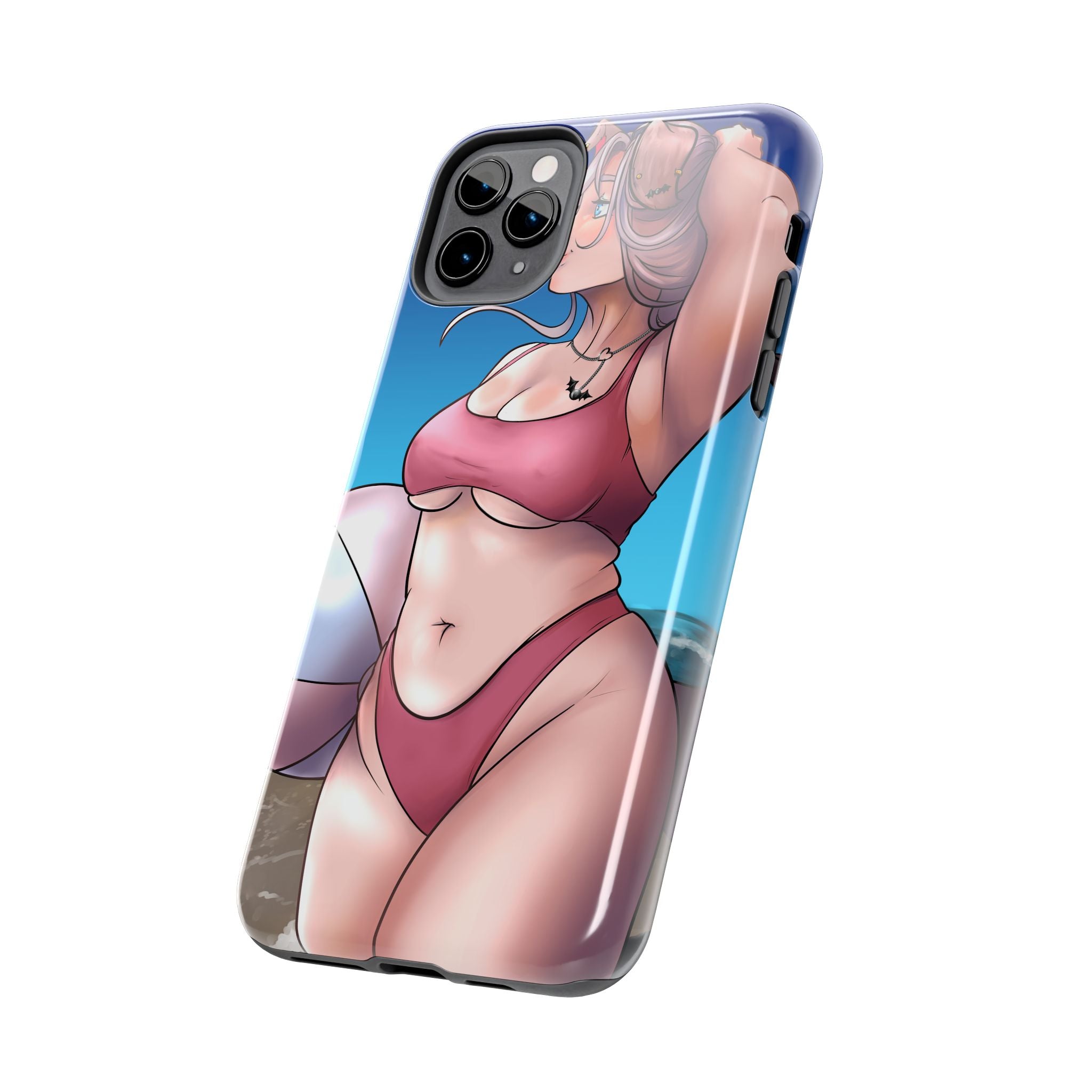 Luna Rainn "Beach Pup" Tough Phone Case