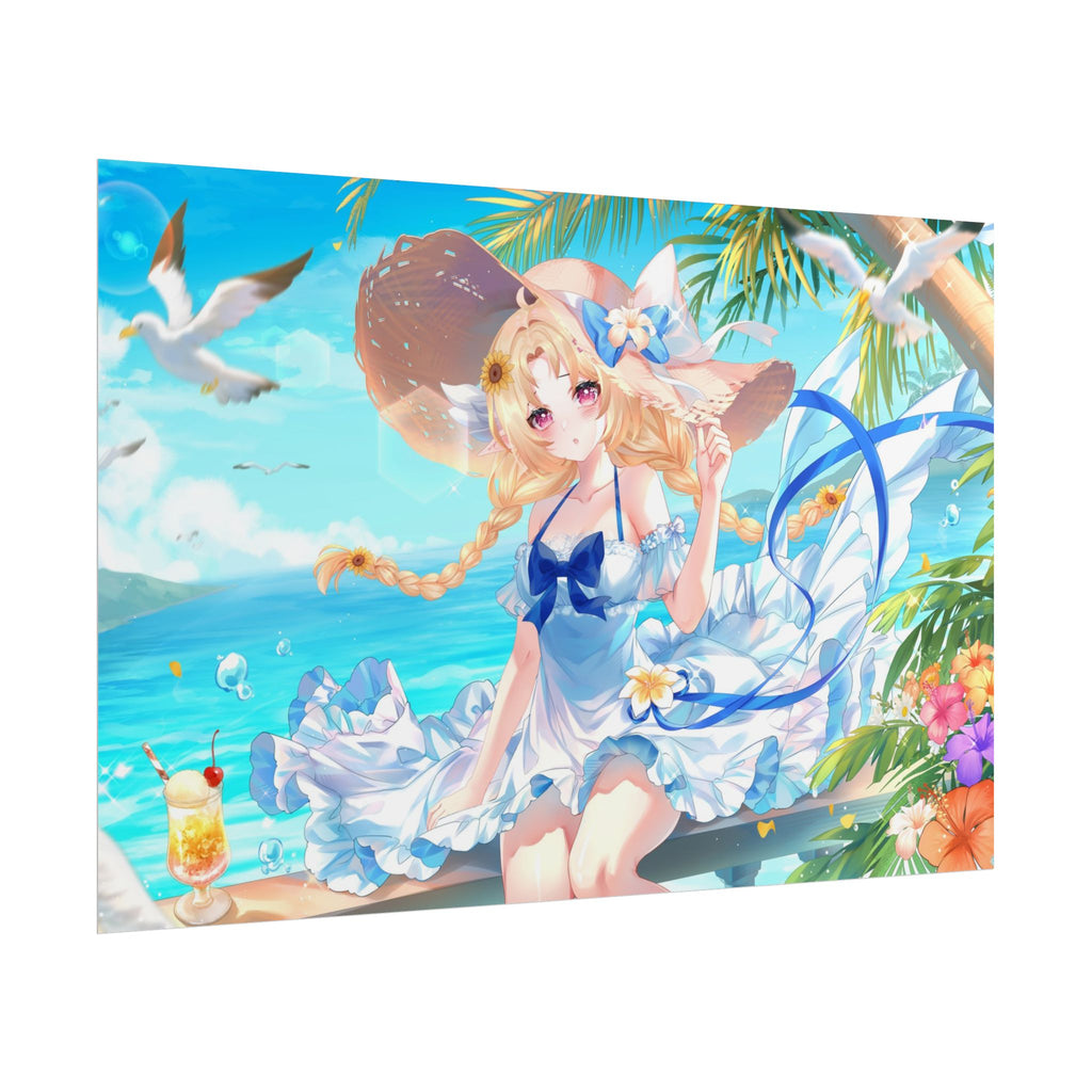 Momo Morning Beach Trip Poster