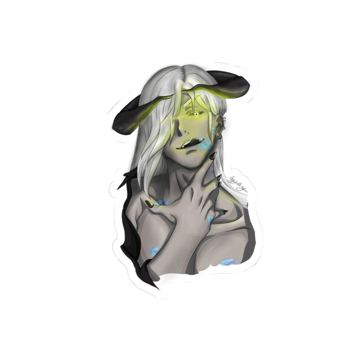 nephistophelesvt "Eye Glow" Sticker