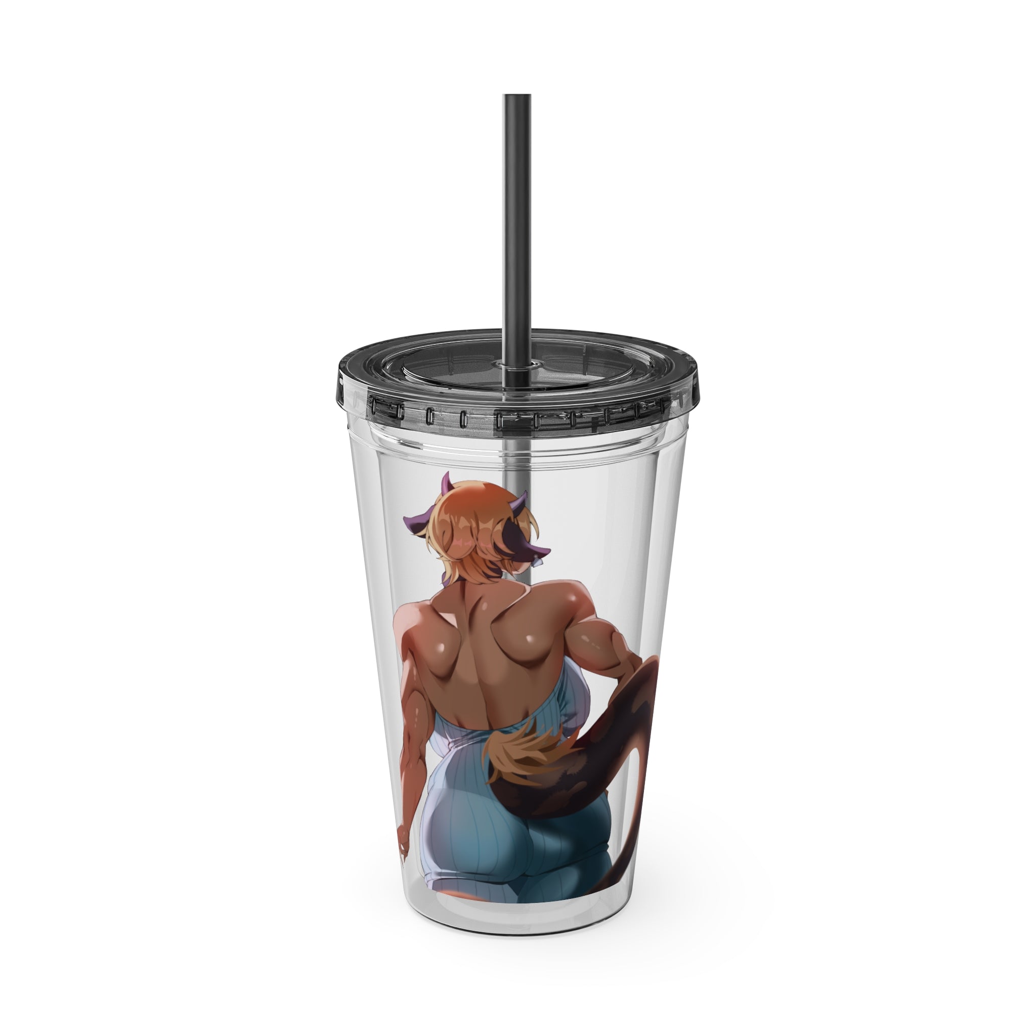 KeytheMoo "Talk to the Tail" Acrylic Tumbler