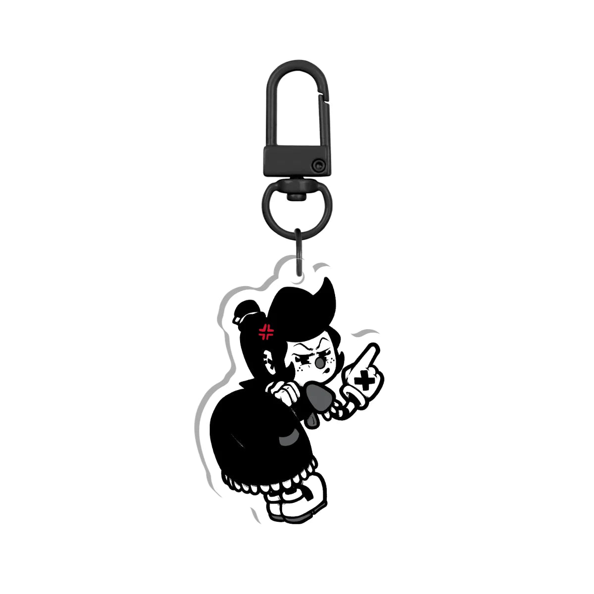 Bittles "Hidden Anger" Double-Sided Keychain