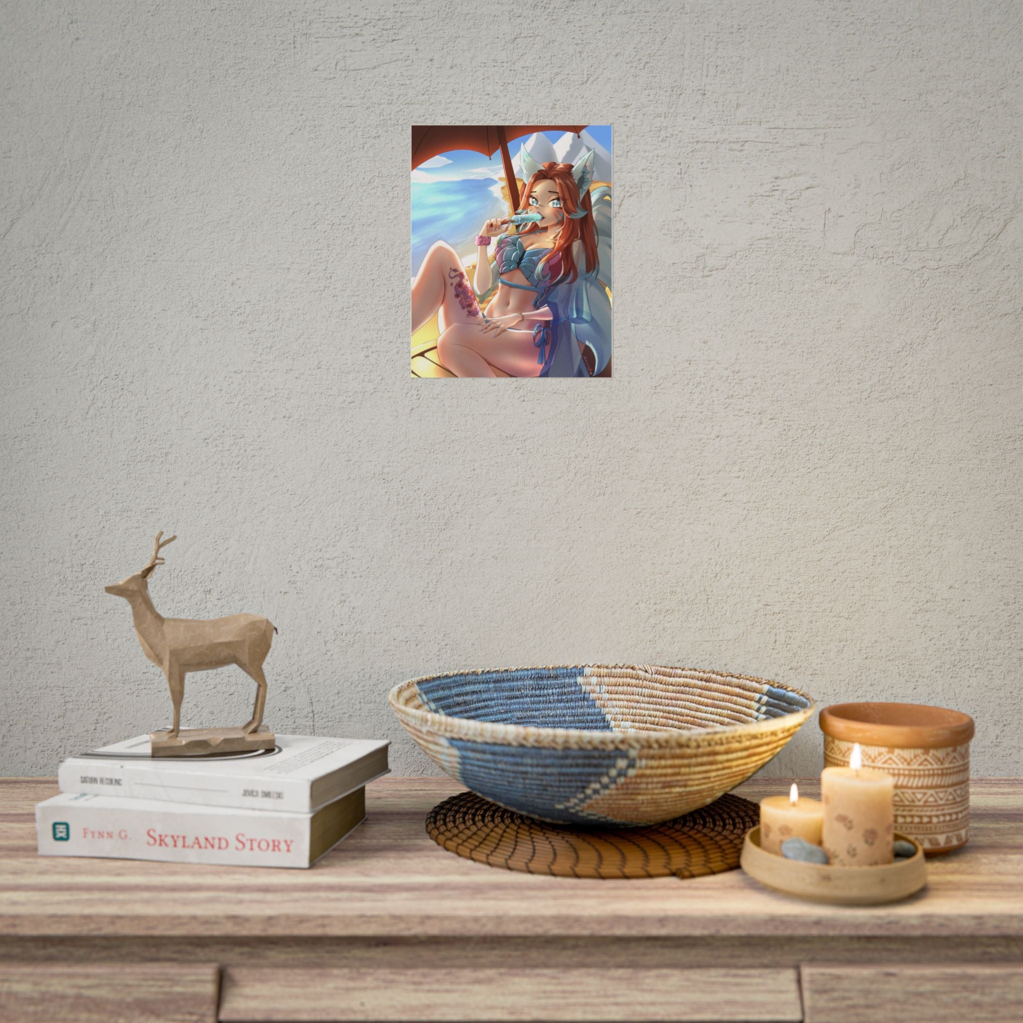 Luna Fujimaru "Seaside Vixen" Poster