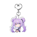 Ashdriel "Chibi Cuddle" Double-Sided Holographic Keychain