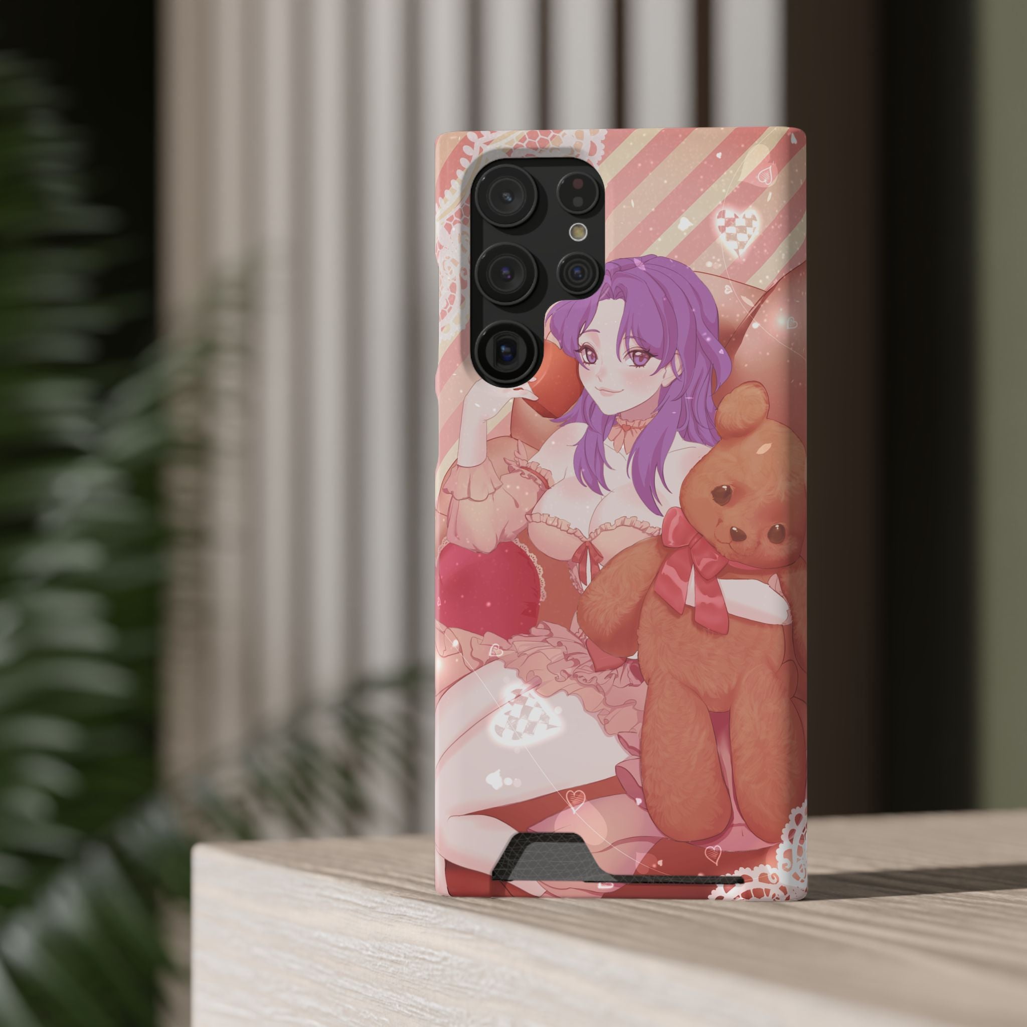 Angelica Phone Case With Card Holder