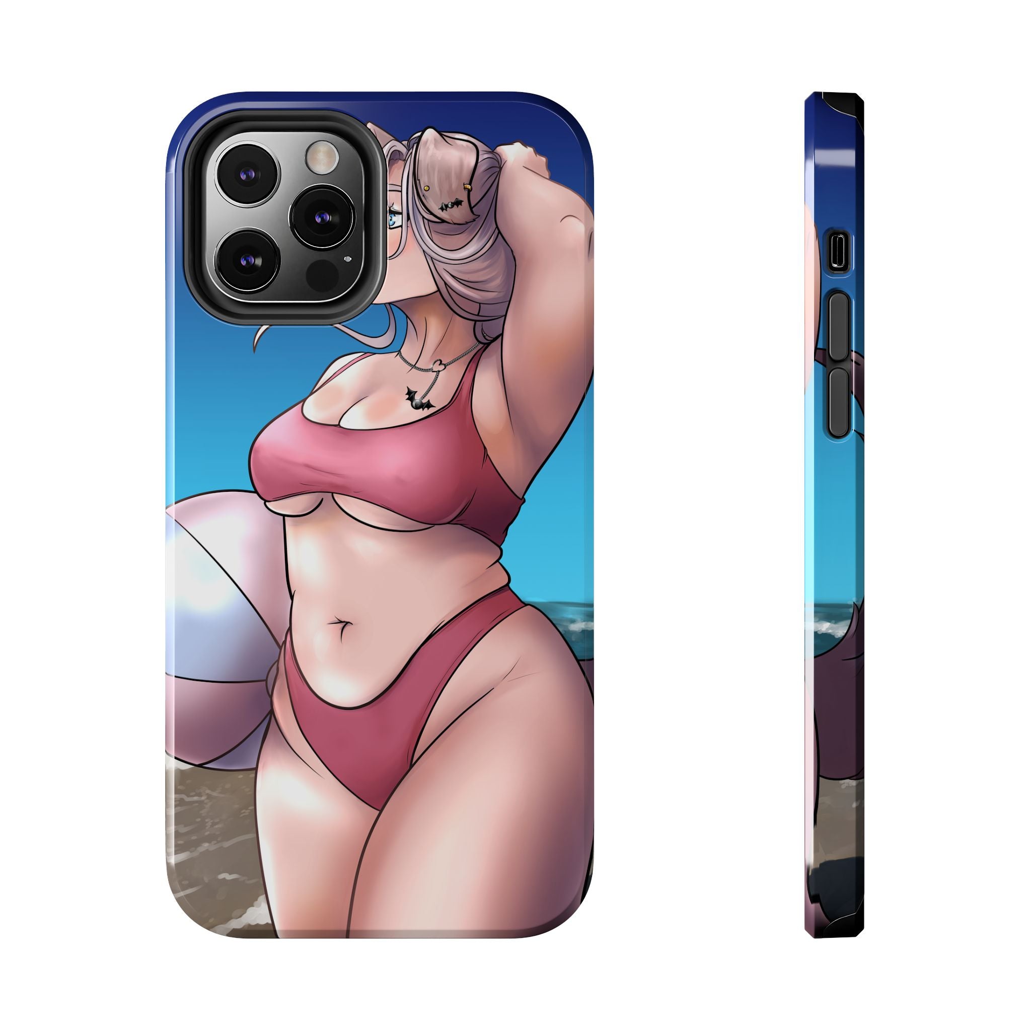 Luna Rainn "Beach Pup" Tough Phone Case