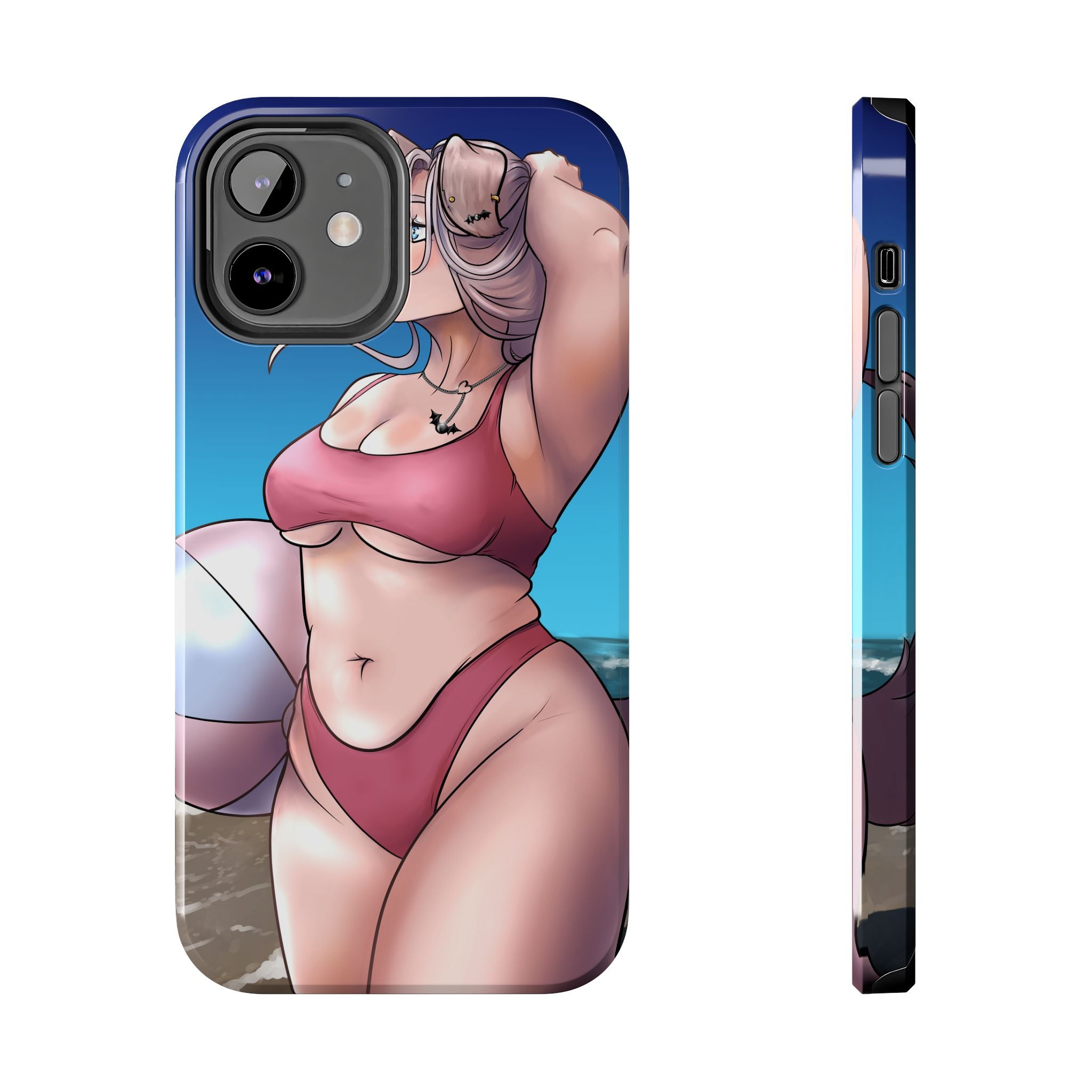 Luna Rainn "Beach Pup" Tough Phone Case