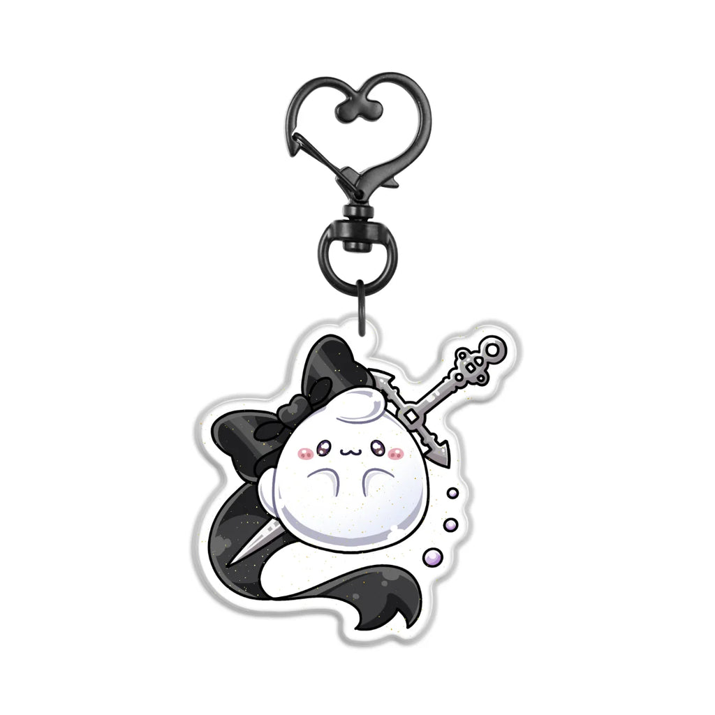 Ashdriel "Mascot" Front-Side Glitter Epoxy Keychain