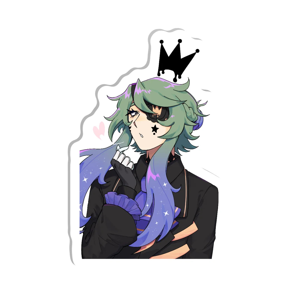 Specter Jester "Kiss" Acrylic Pin