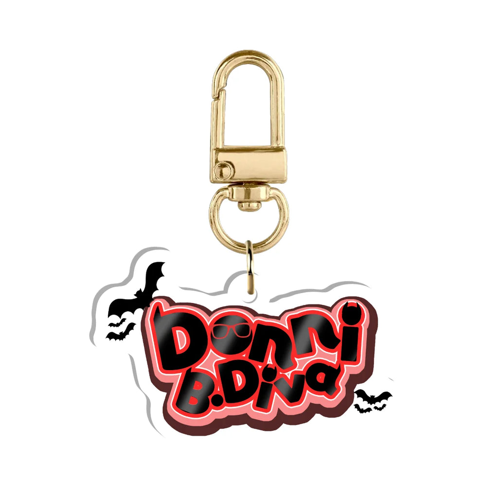 Donni B. Diva "Logo" Keychain