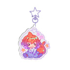 SnackieDoodleVT "Dazed" Acrylic Keychain