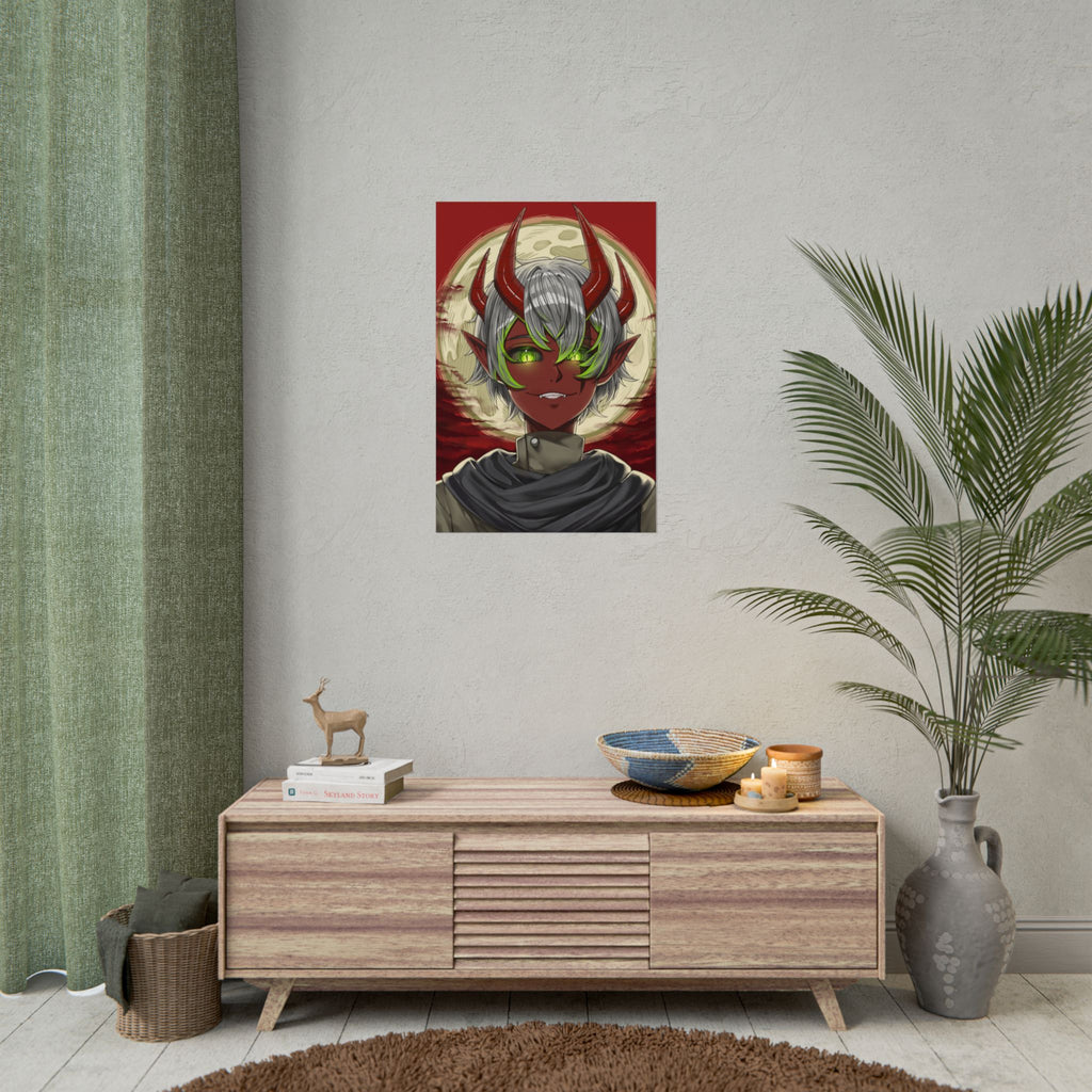 LooneyMoonDemon "Bloodmoon" Poster