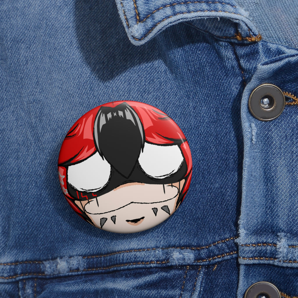 Gothic Gumi "owo" Pin Button