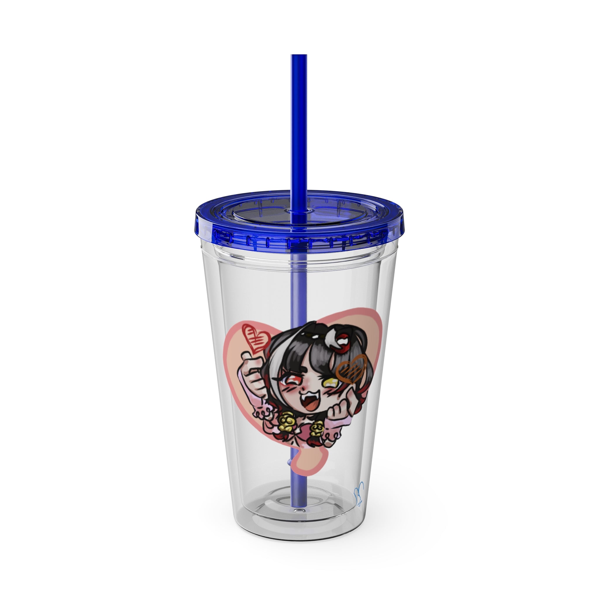 Vatsun Kabuki "Hearts~" Acrylic Tumbler