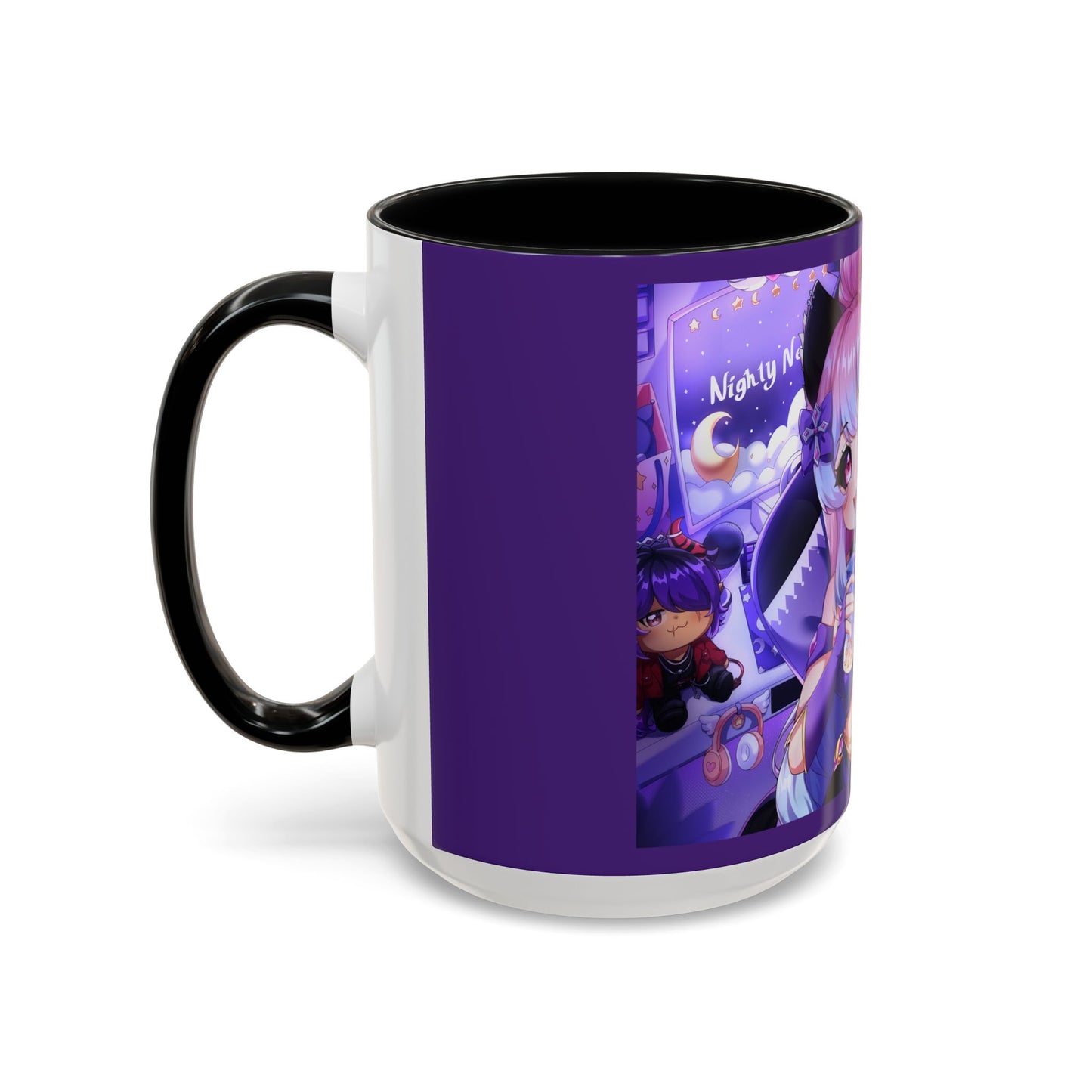 "Time To Stream!" Nighty Neko Mug