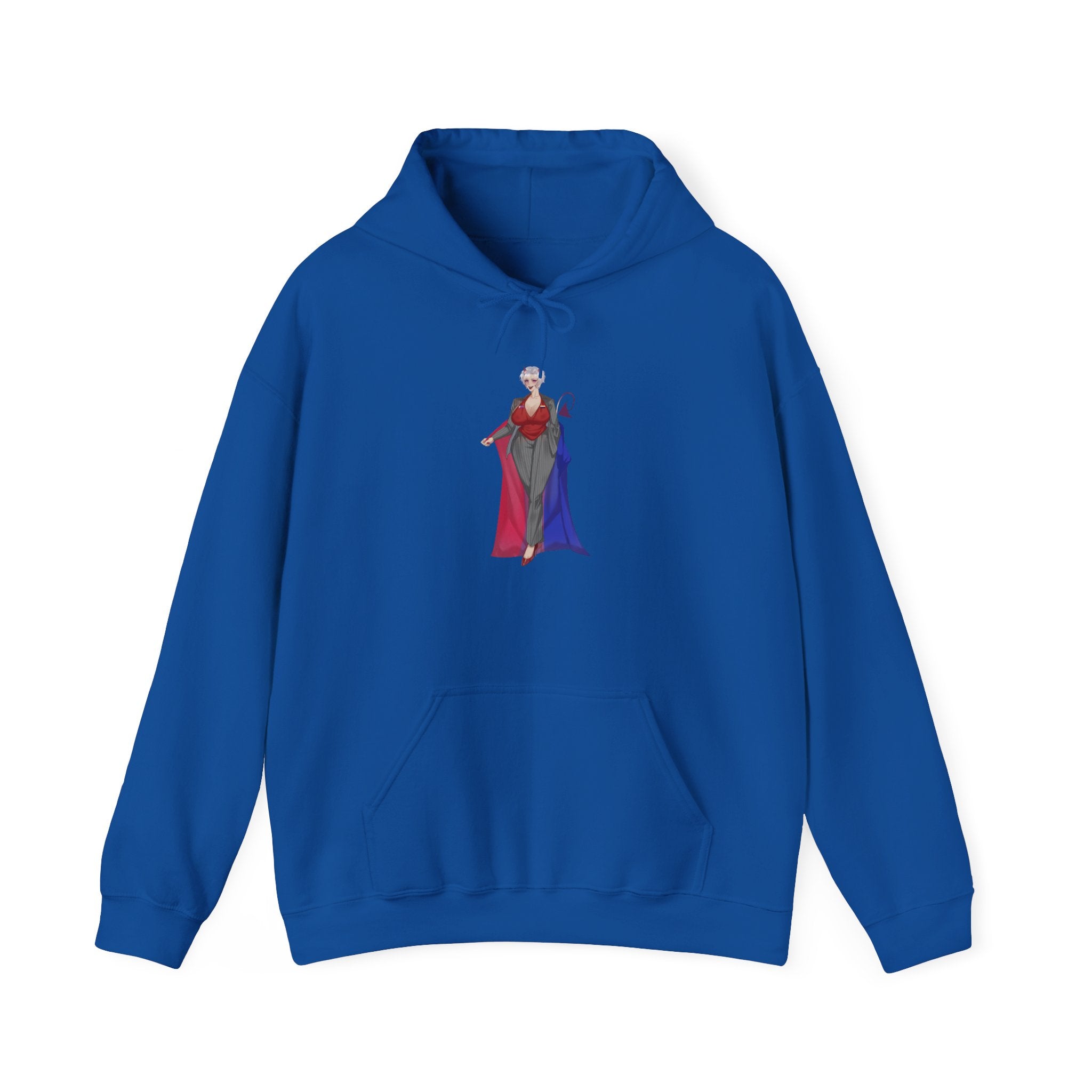 BasicallyVal "Red and Blue" Hoodie