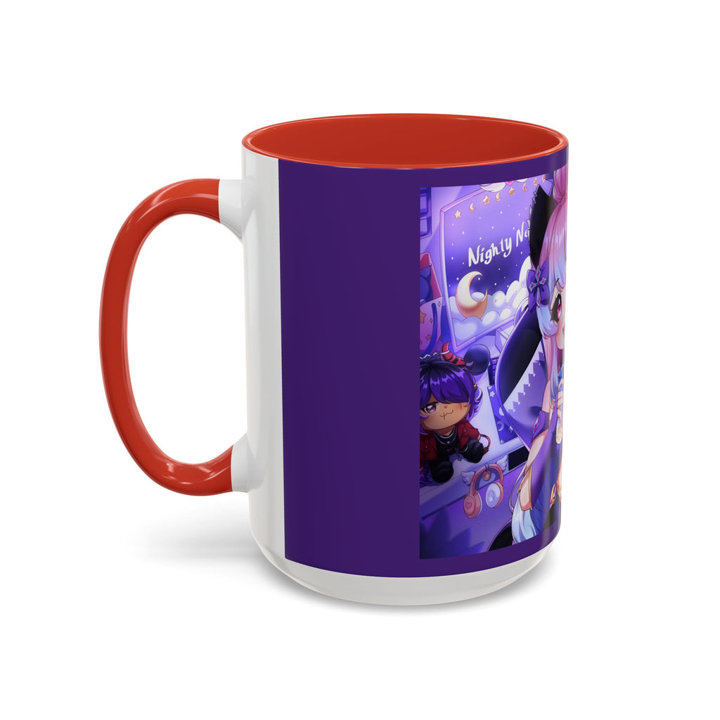 "Time To Stream!" Nighty Neko Mug