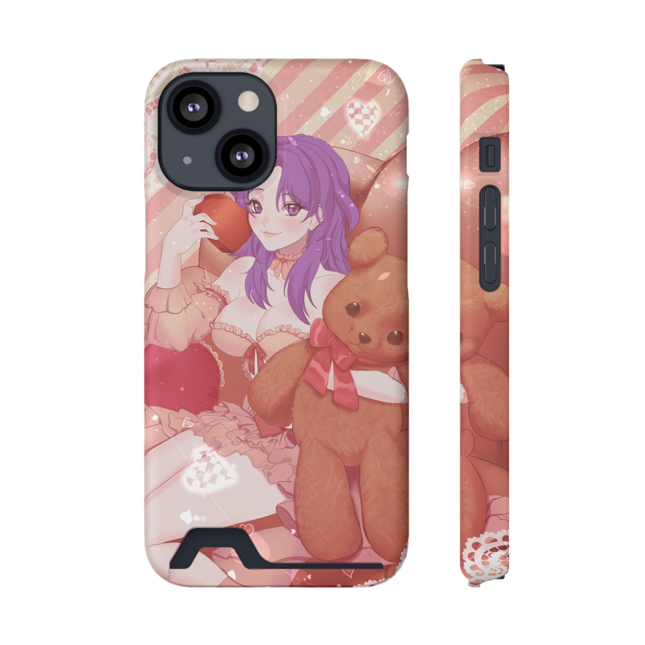 Angelica Phone Case With Card Holder