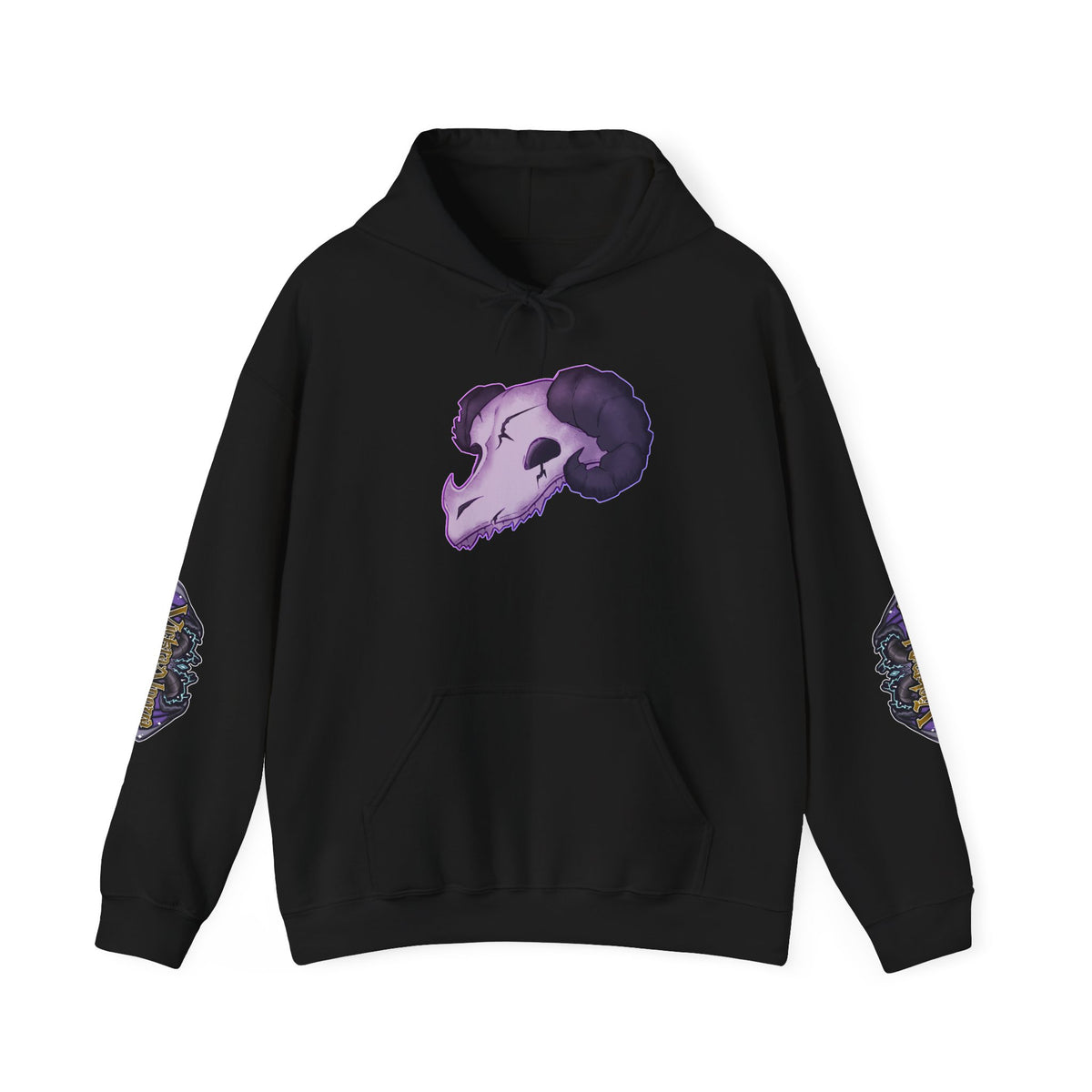 VickraAlnova "Horned Skull" Designer Hoodie