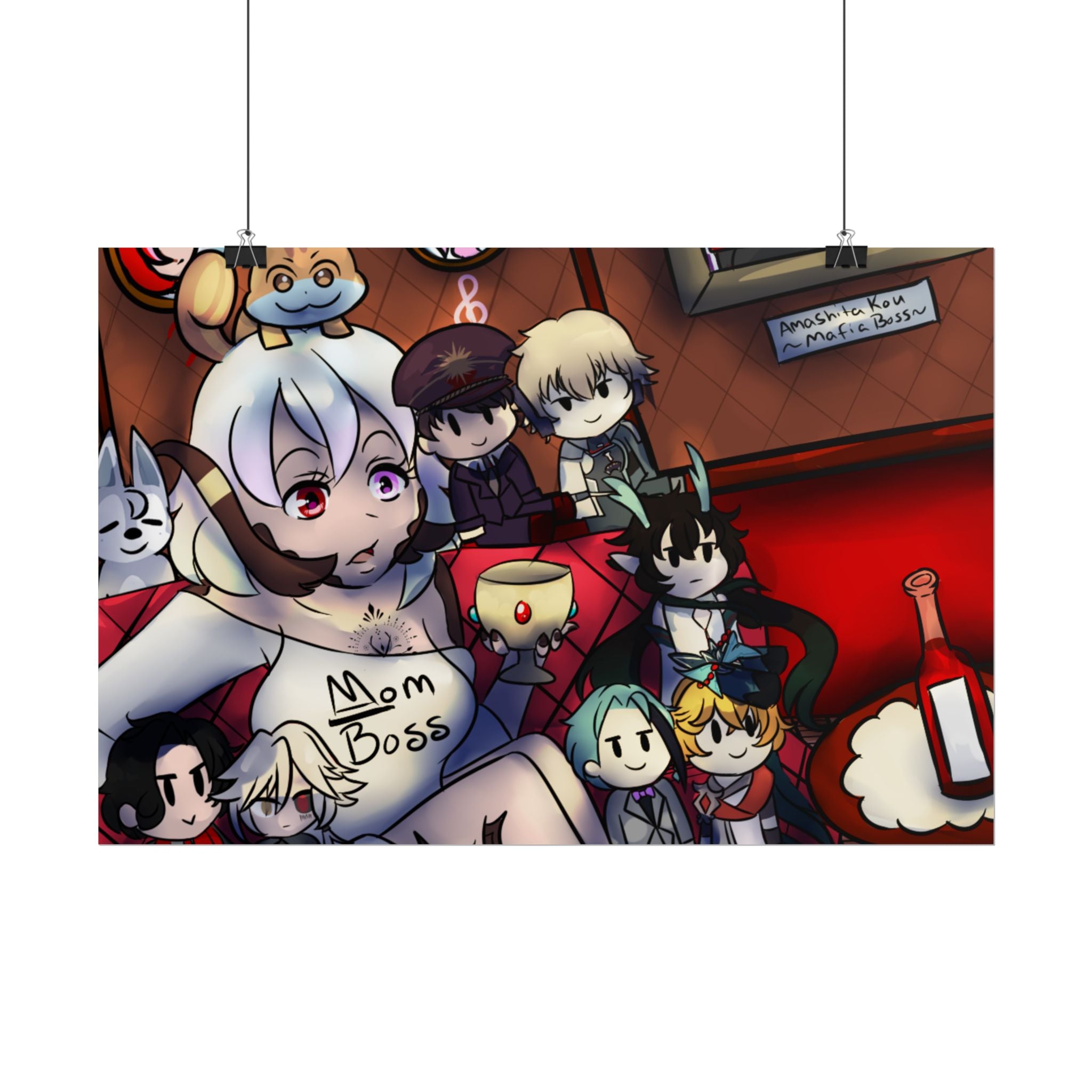 Kou Amashita "Mom Boss" Poster