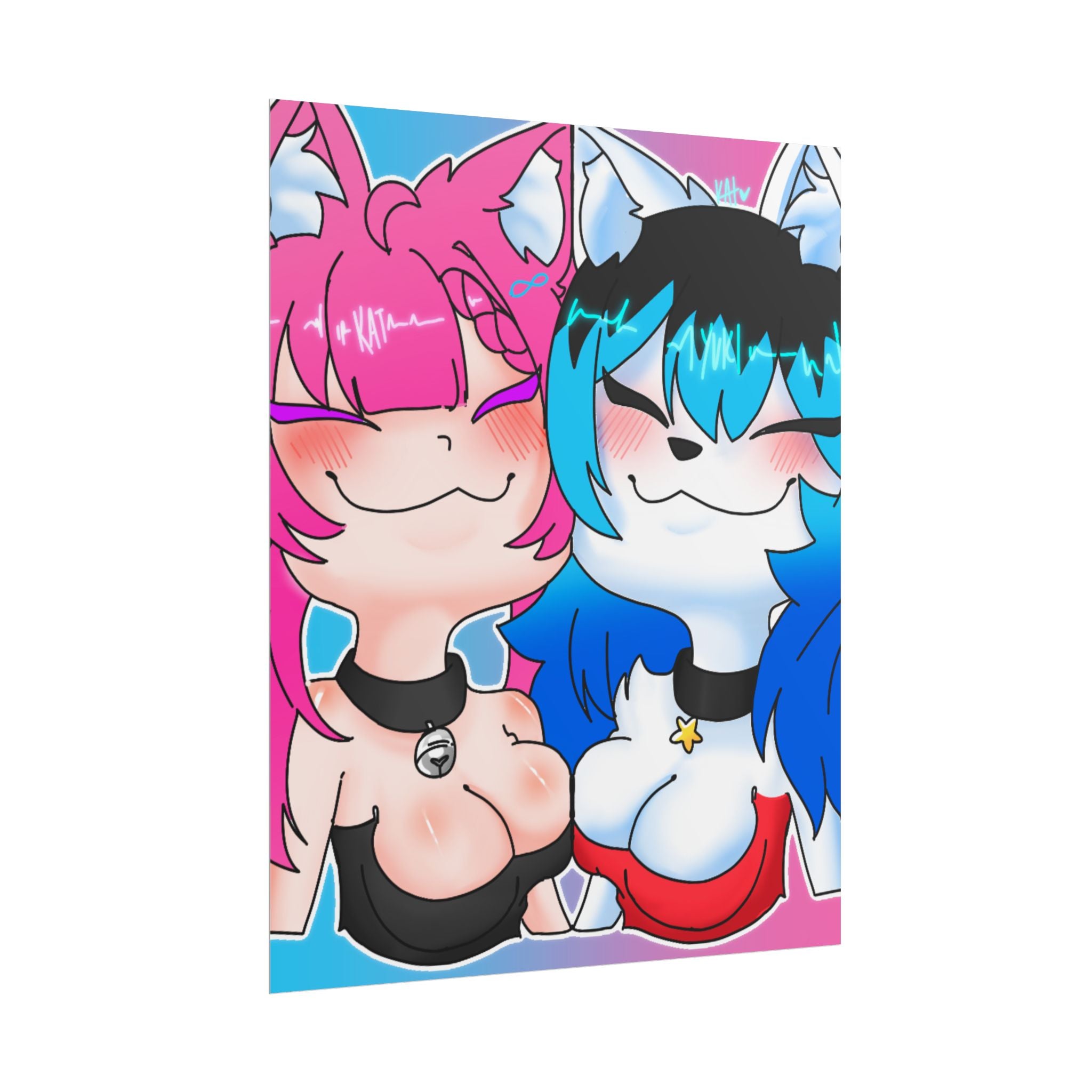Yuki y Kat Valentine's Poster