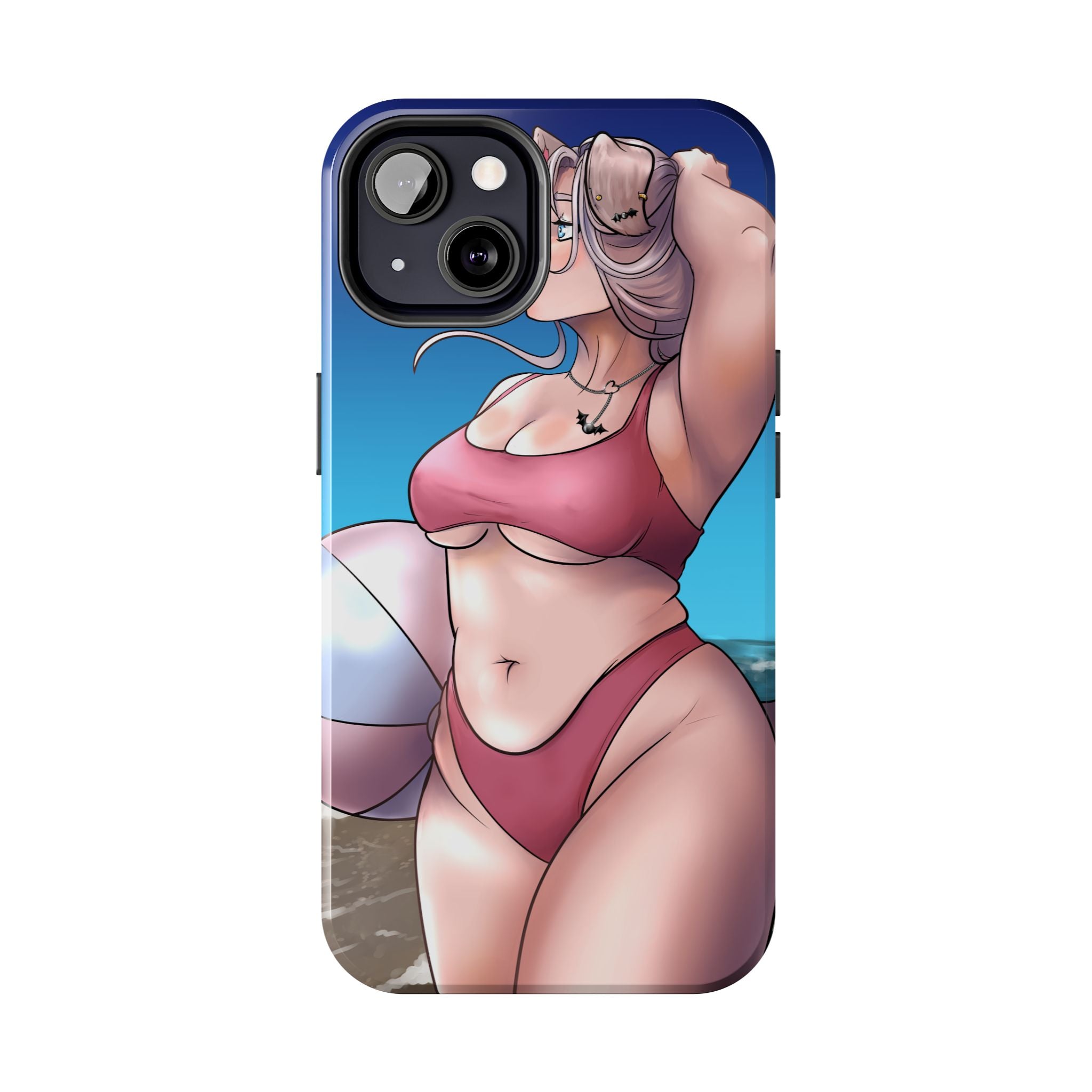 Luna Rainn "Beach Pup" Tough Phone Case
