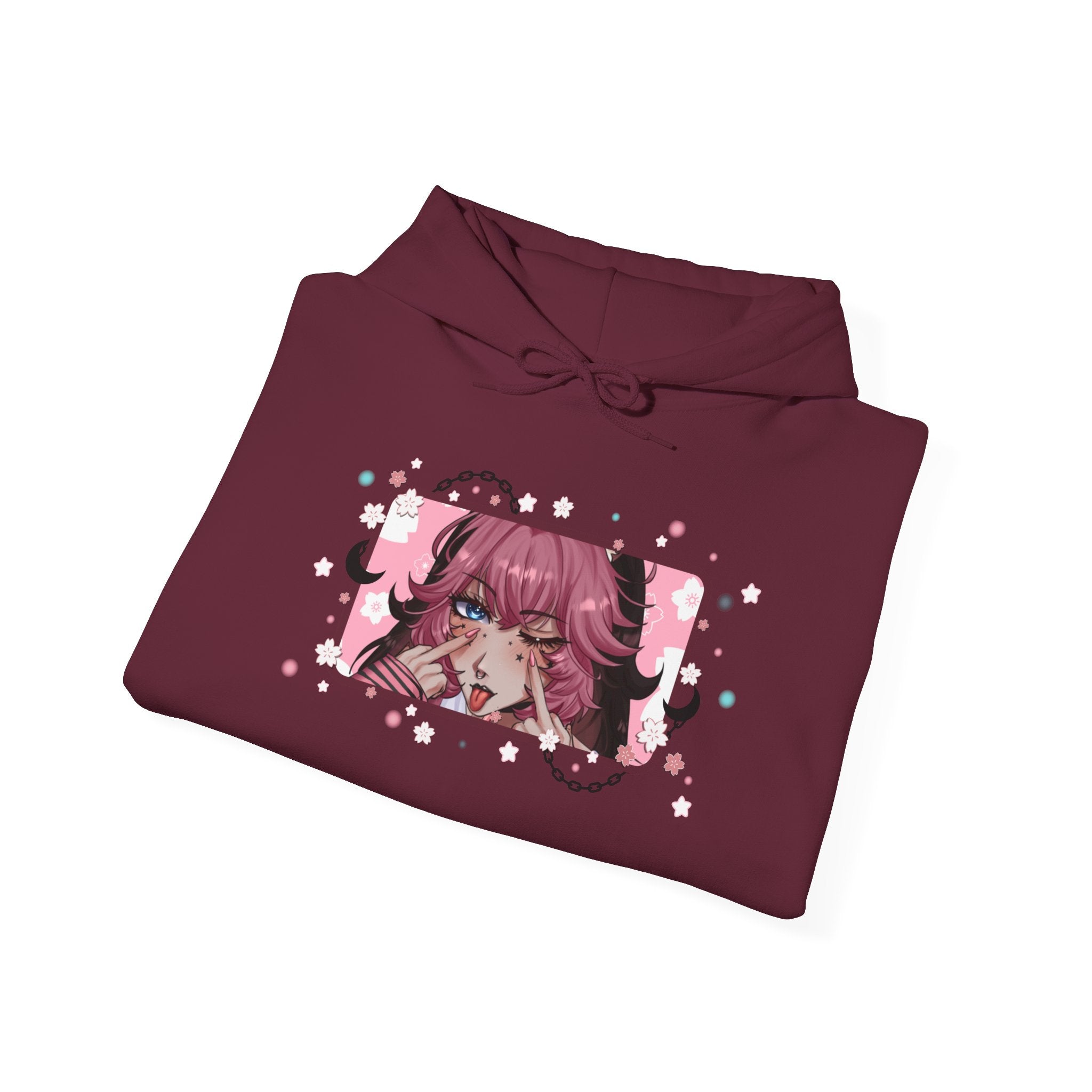 Solace Plum Colored "Blep" Designer Hoodie