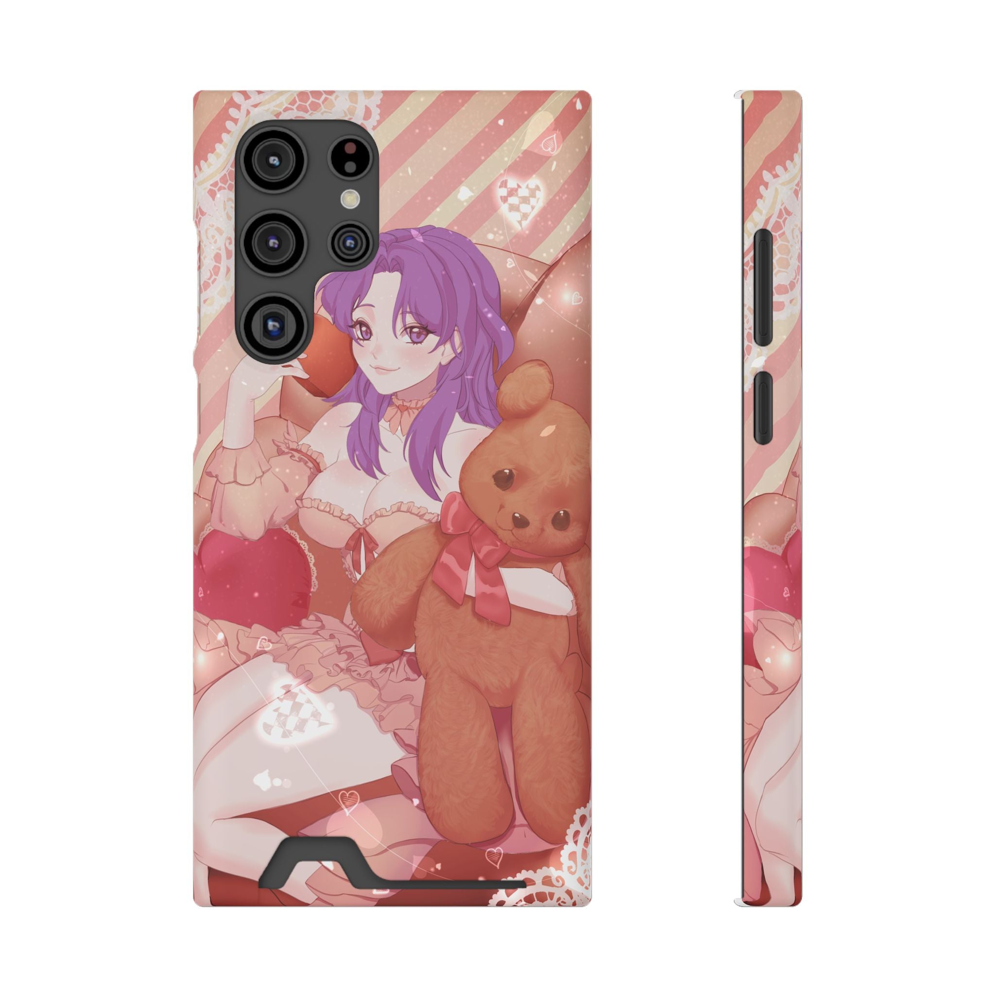 Angelica Phone Case With Card Holder