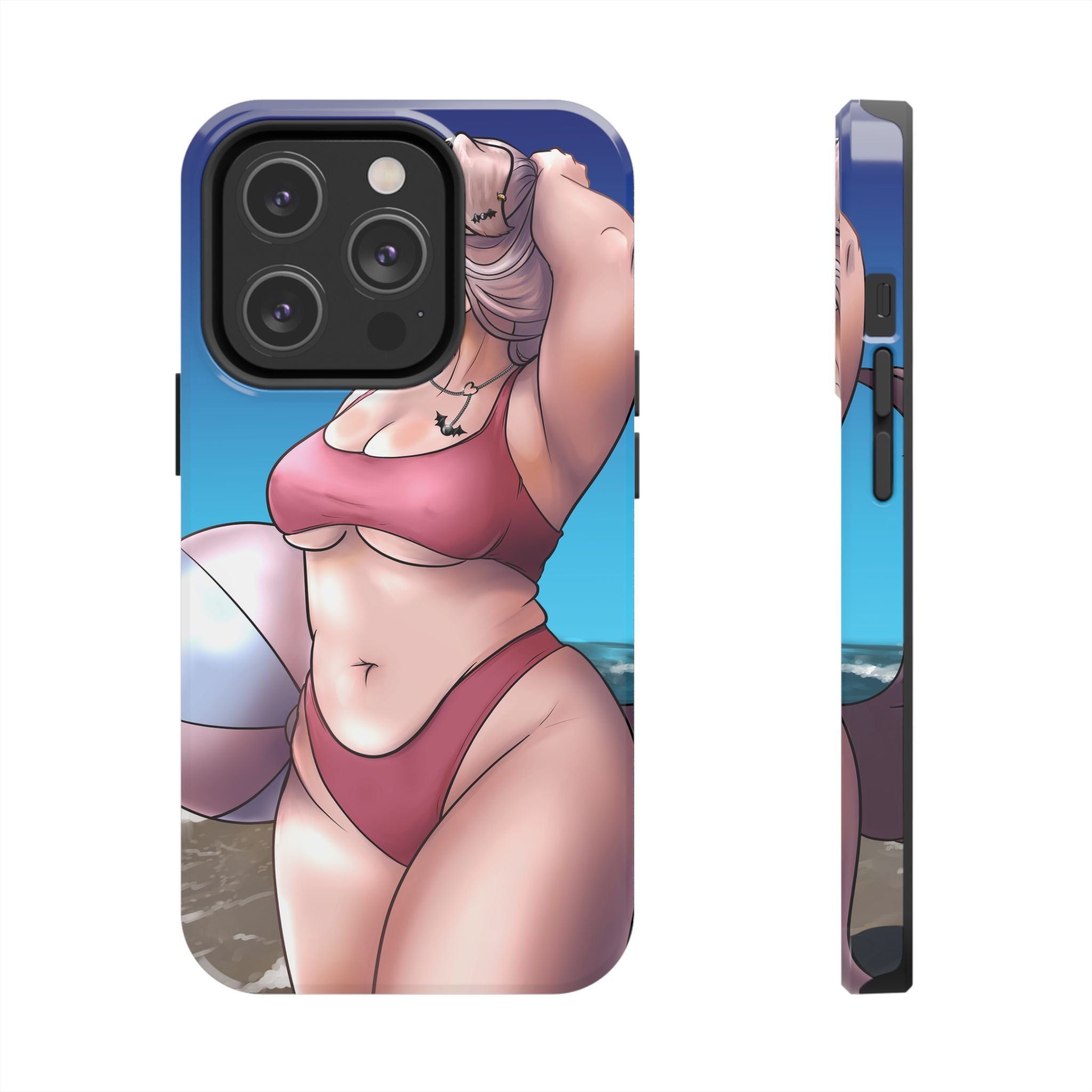 Luna Rainn "Beach Pup" Tough Phone Case