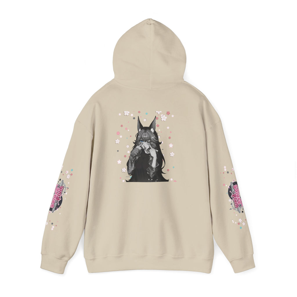 Solace Plum BW "Blep" Designer Hoodie