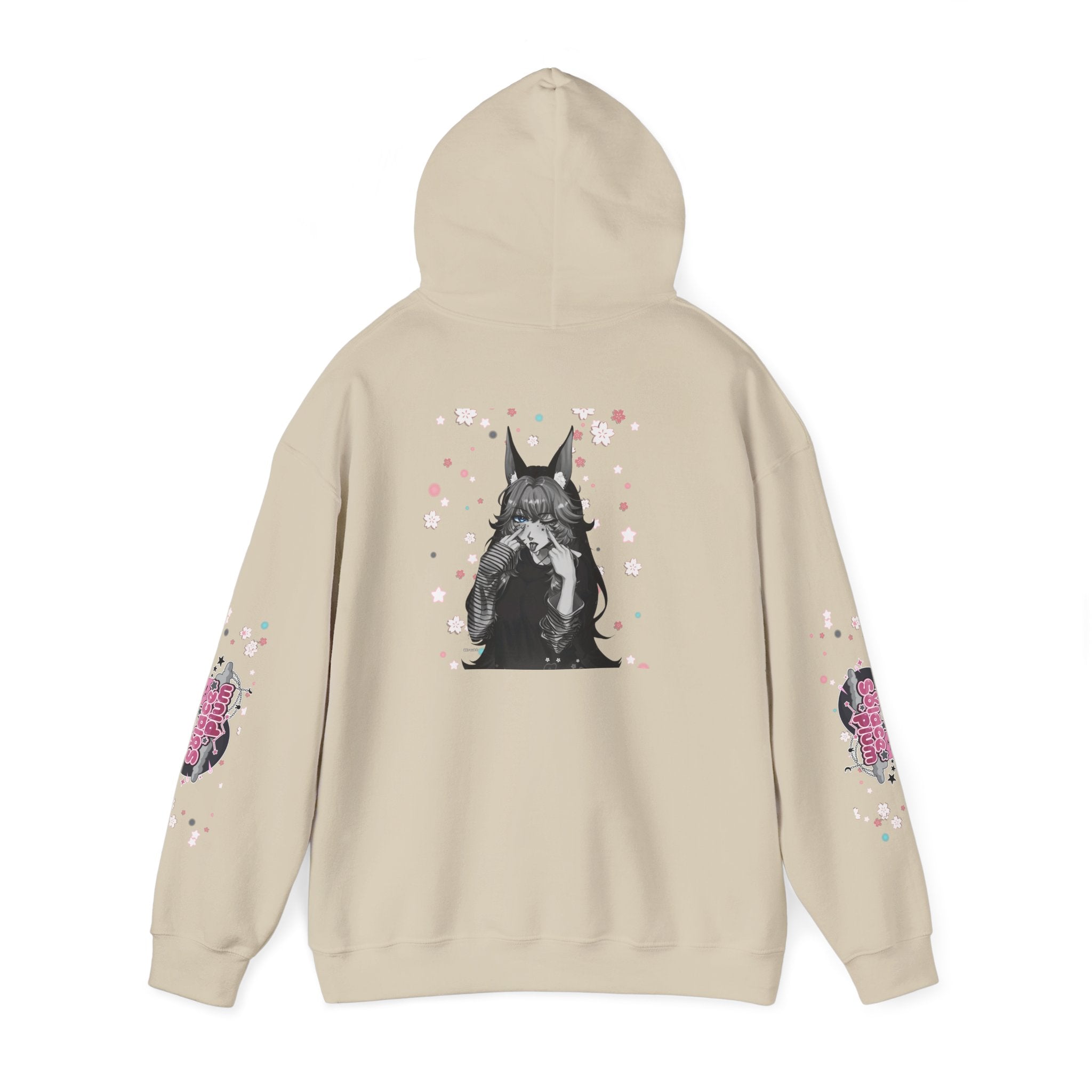 Solace Plum BW "Blep" Designer Hoodie
