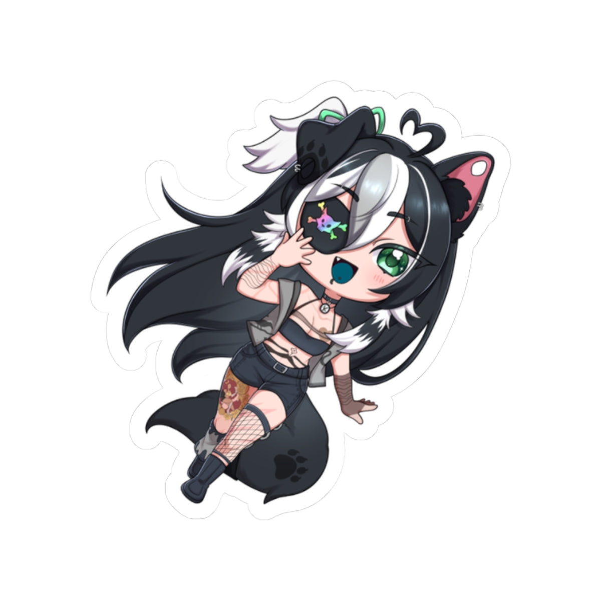 dognamedKats "Haii" Sticker