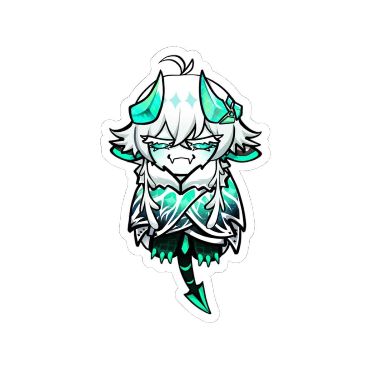Smug Typhon Hanging Sticker