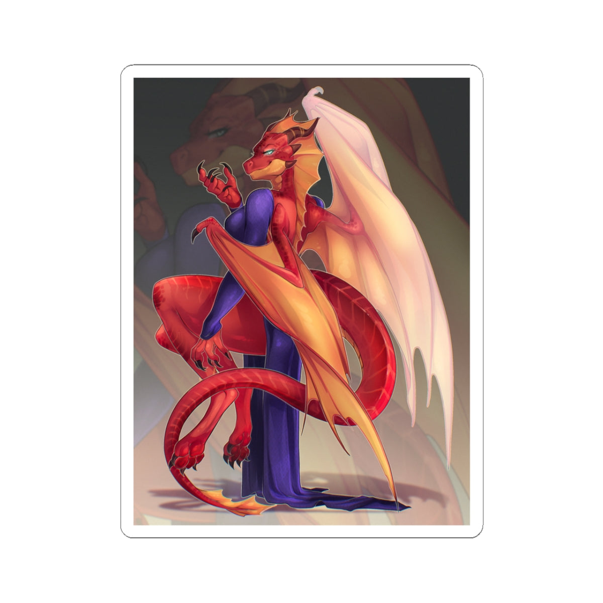 CuriousCorvus.EXE "Zoya Pinup" Sticker