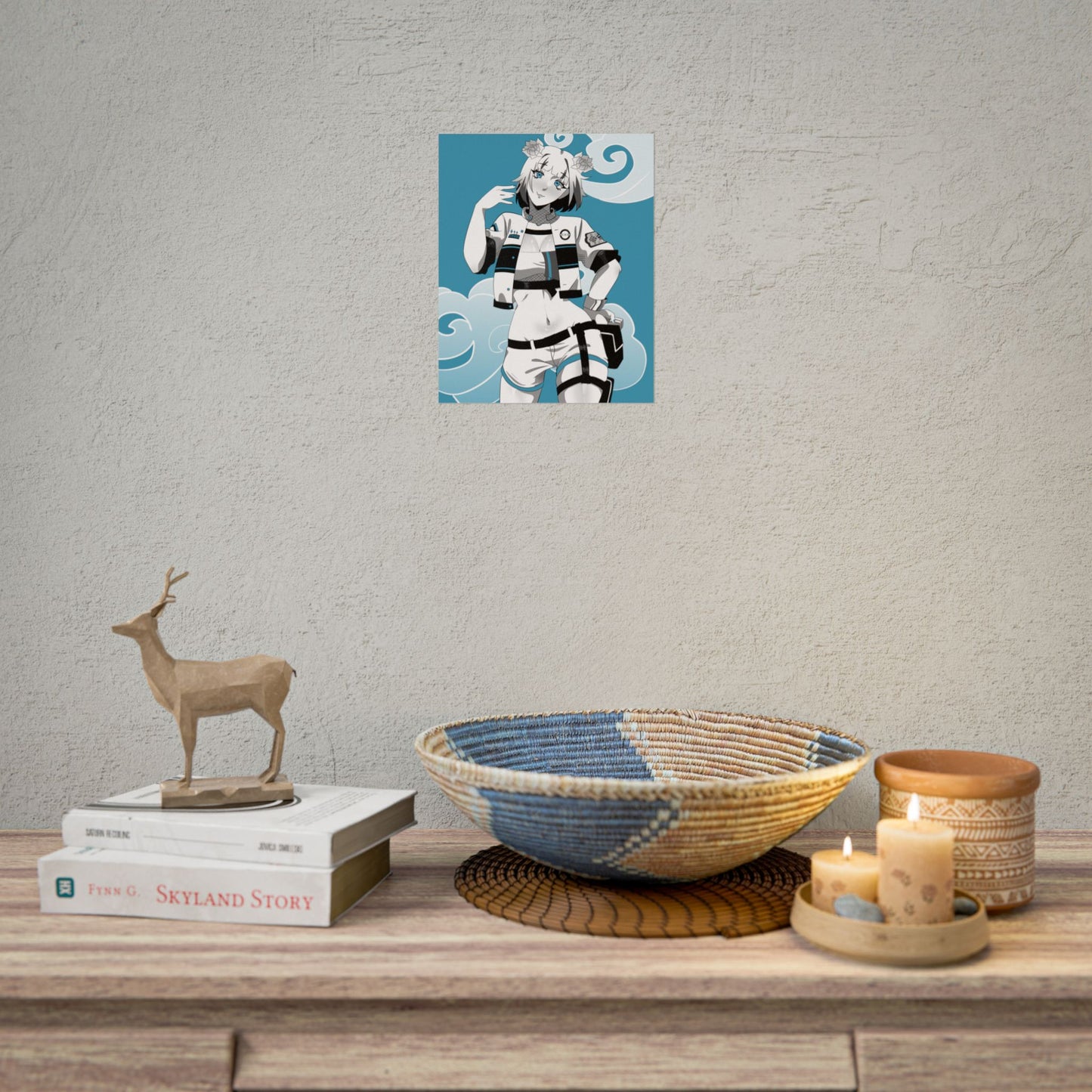 AshenMei Monochrome Poster