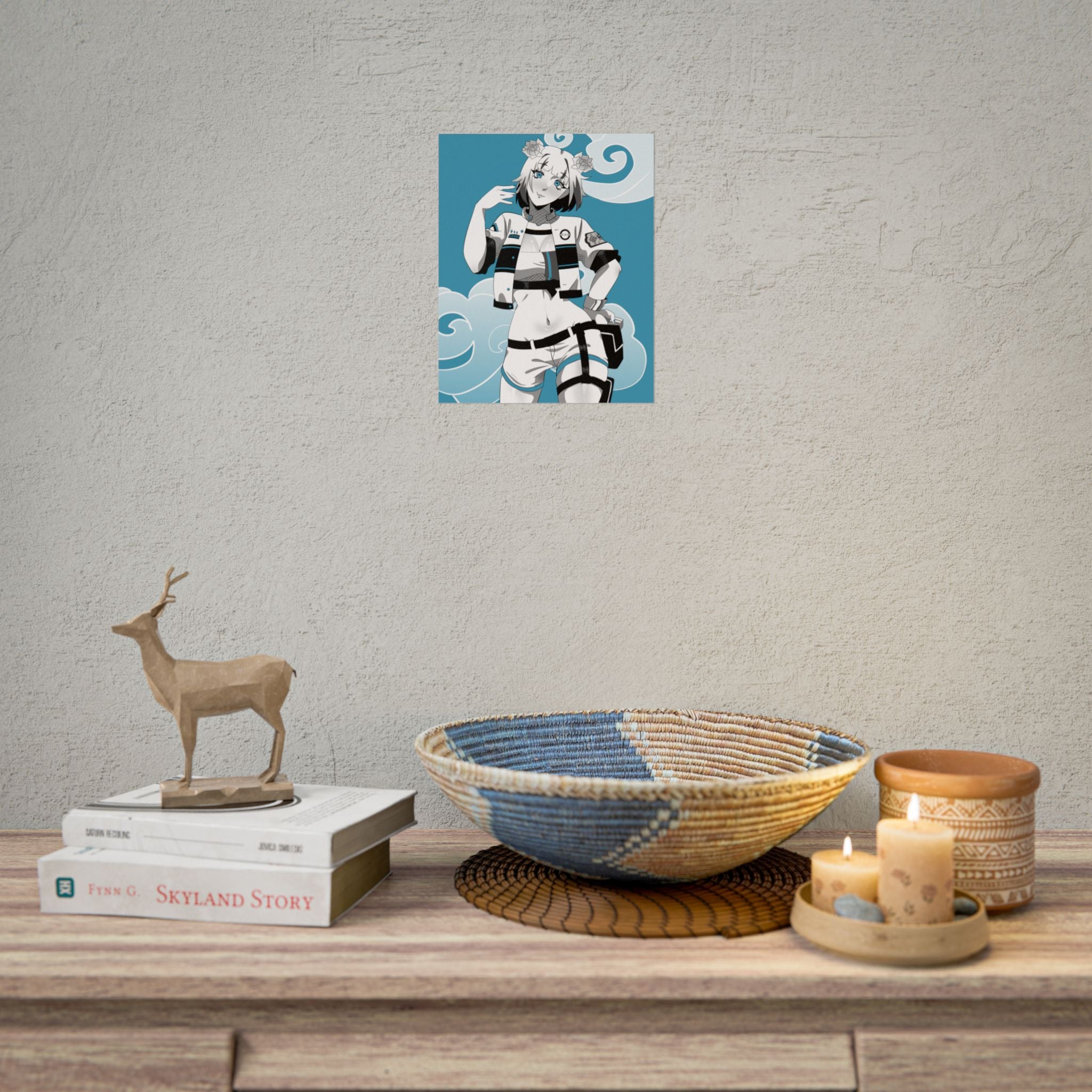 AshenMei Monochrome Poster