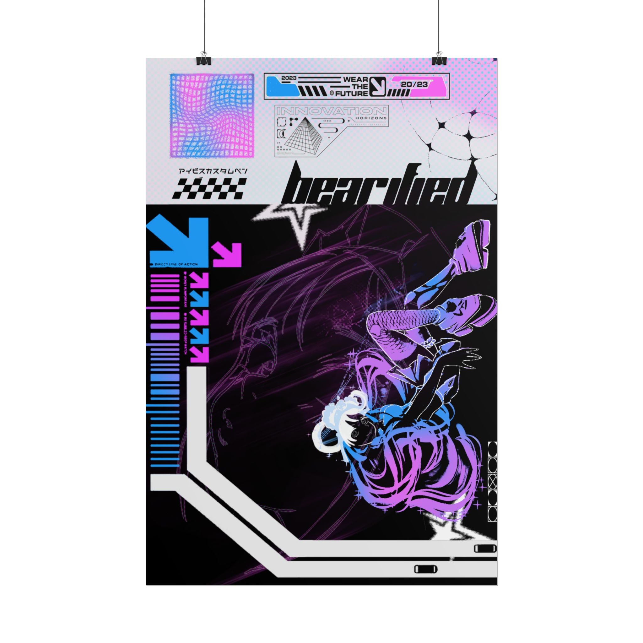 bearwithchloee "Retrowave" Poster