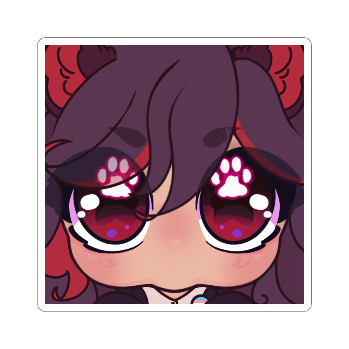 KaitlynPlayz "Red Pleading" Sticker