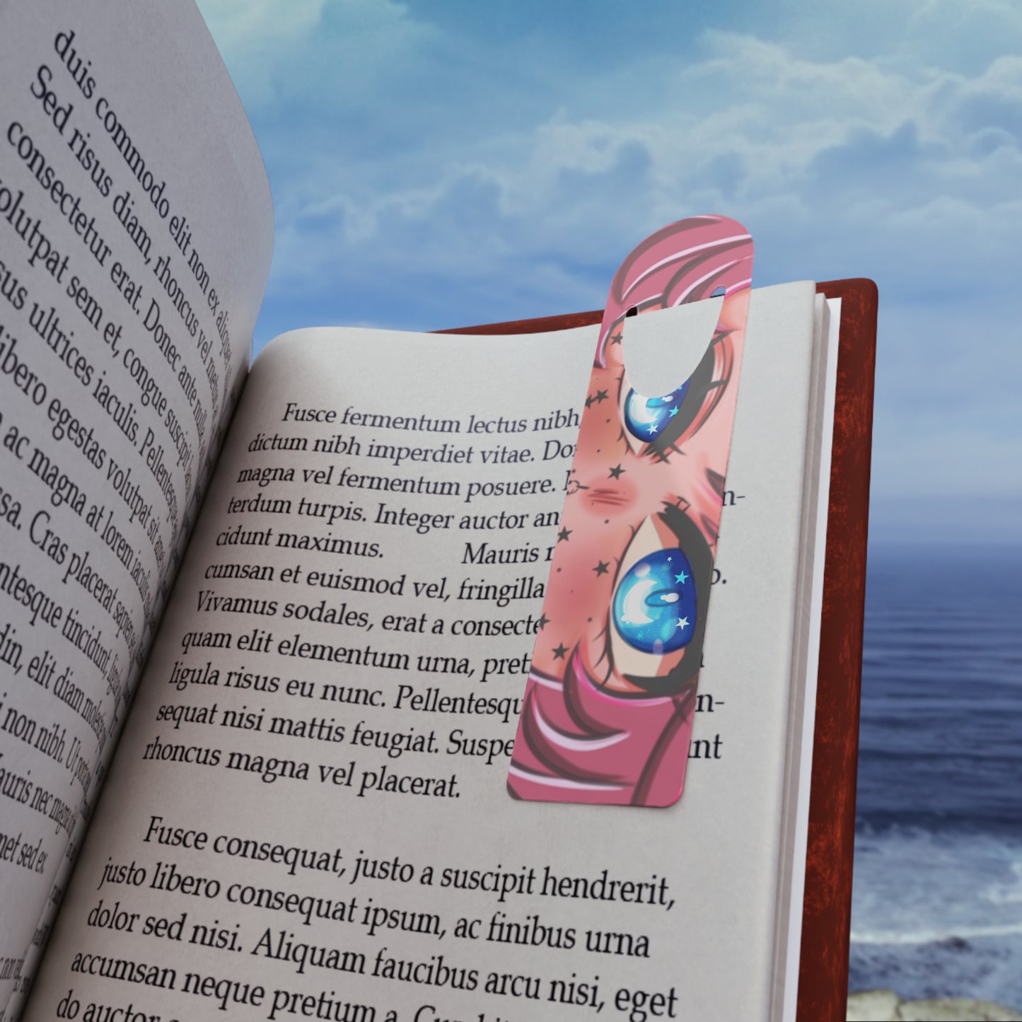 Solace Plum Eyes Bookmark