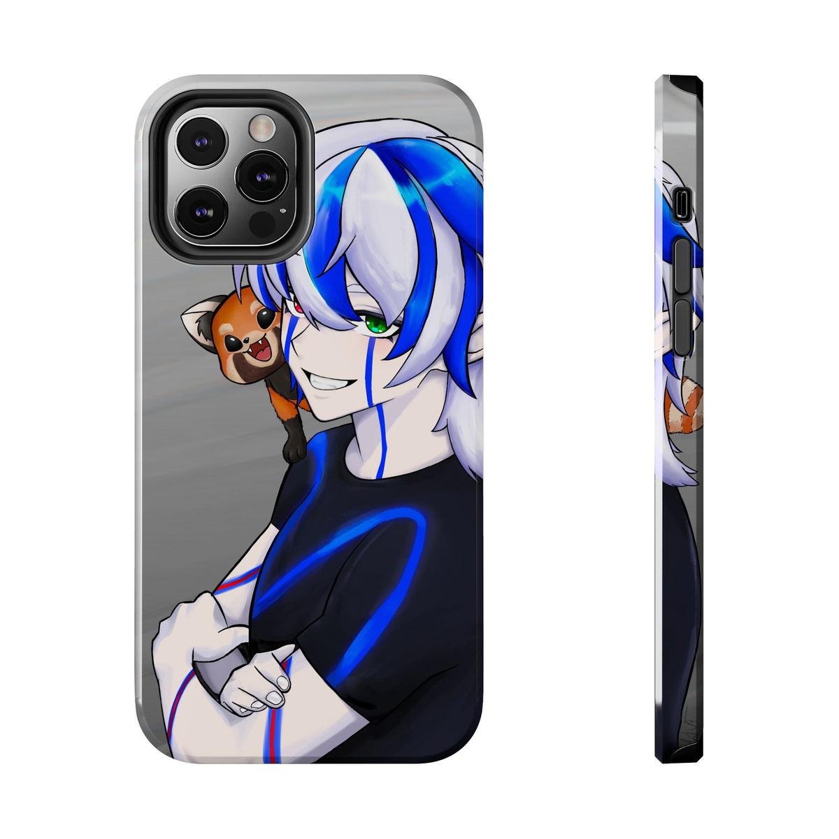 Ray Xash "Red Panda Companion" Phone Case