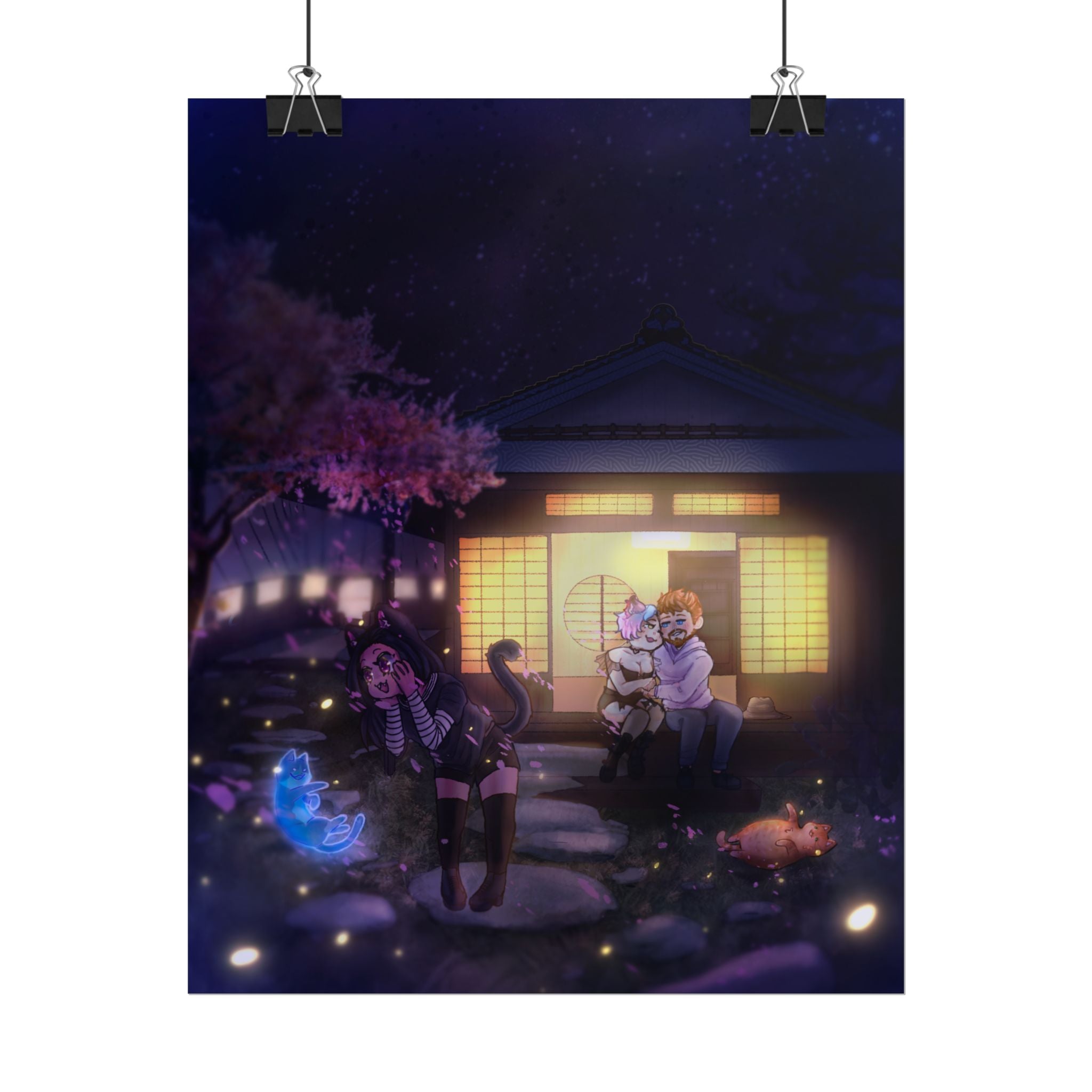 Firejemz "Cozy Night" Poster