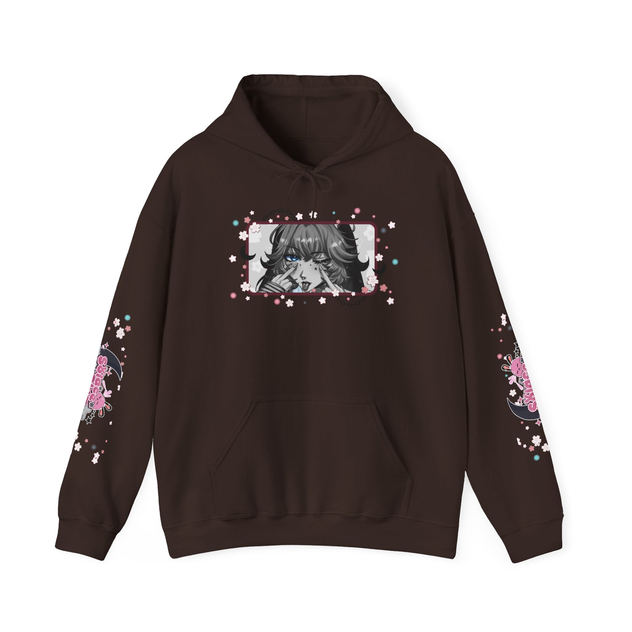 Solace Plum BW "Blep" Designer Hoodie
