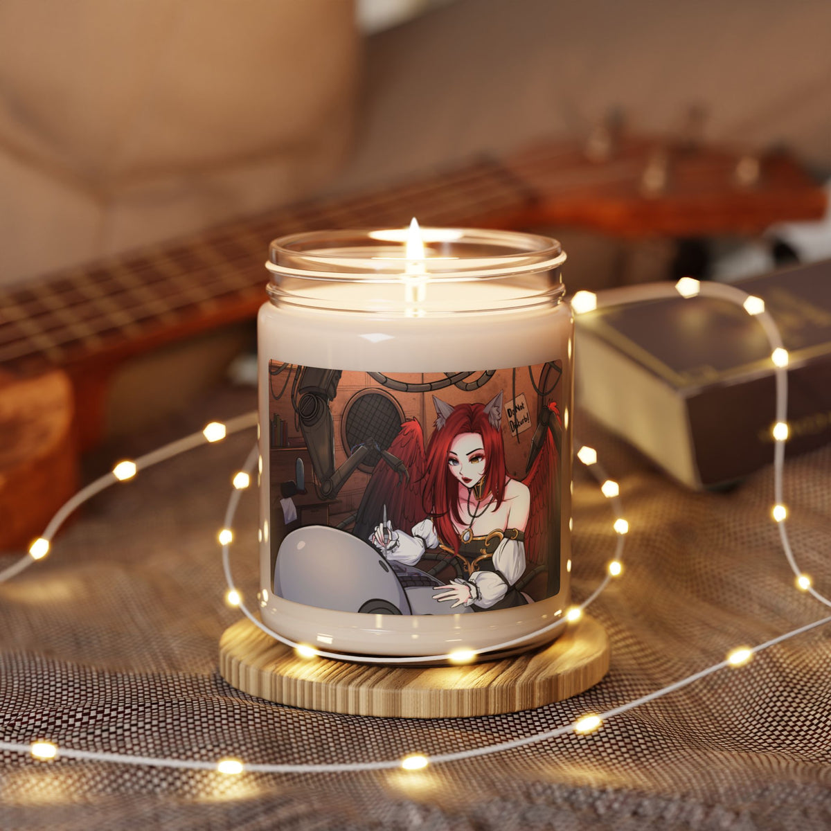 MiniAlphaAsh "Do Not Disturb" Candle