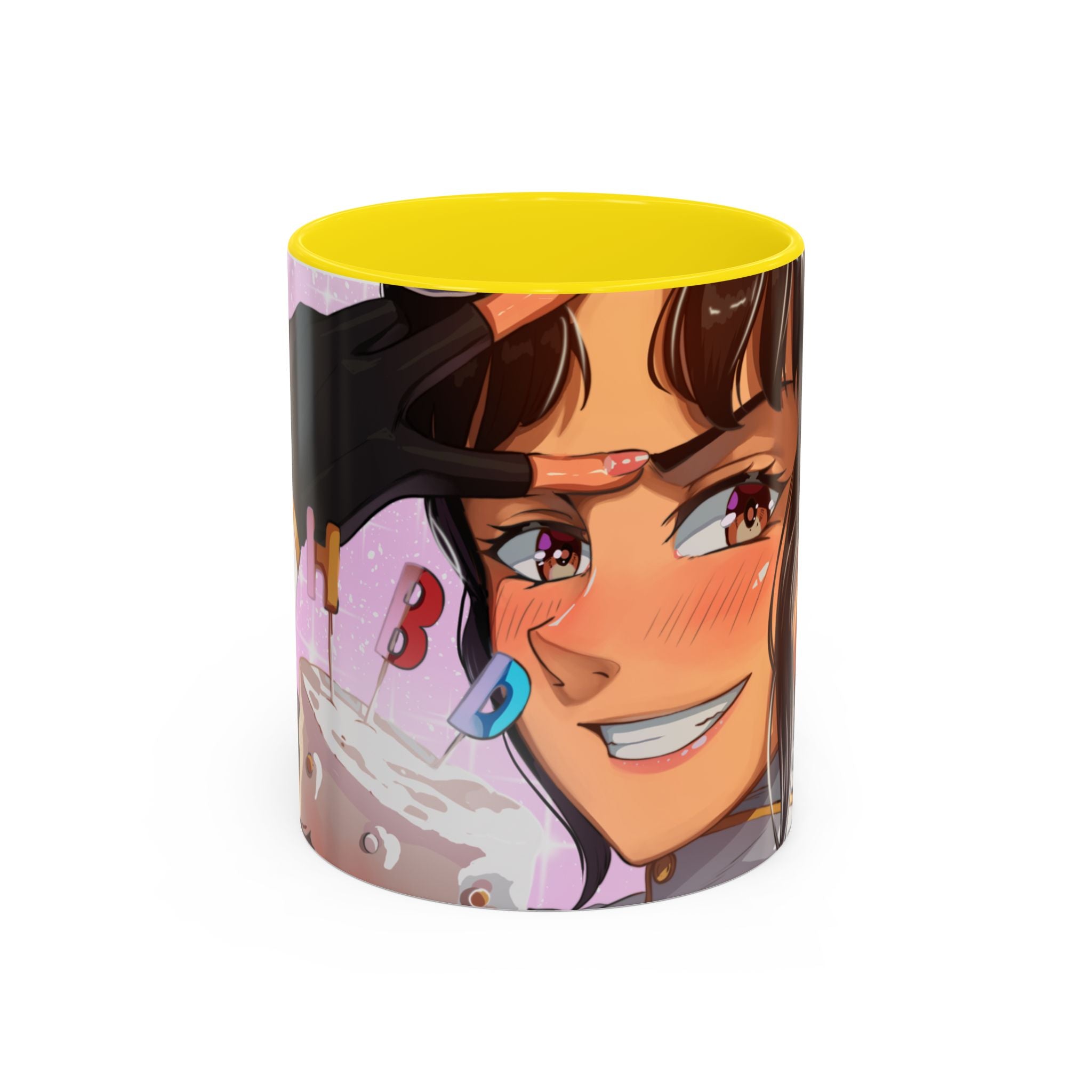LadyKnightLynk "HBD" Accent Mug