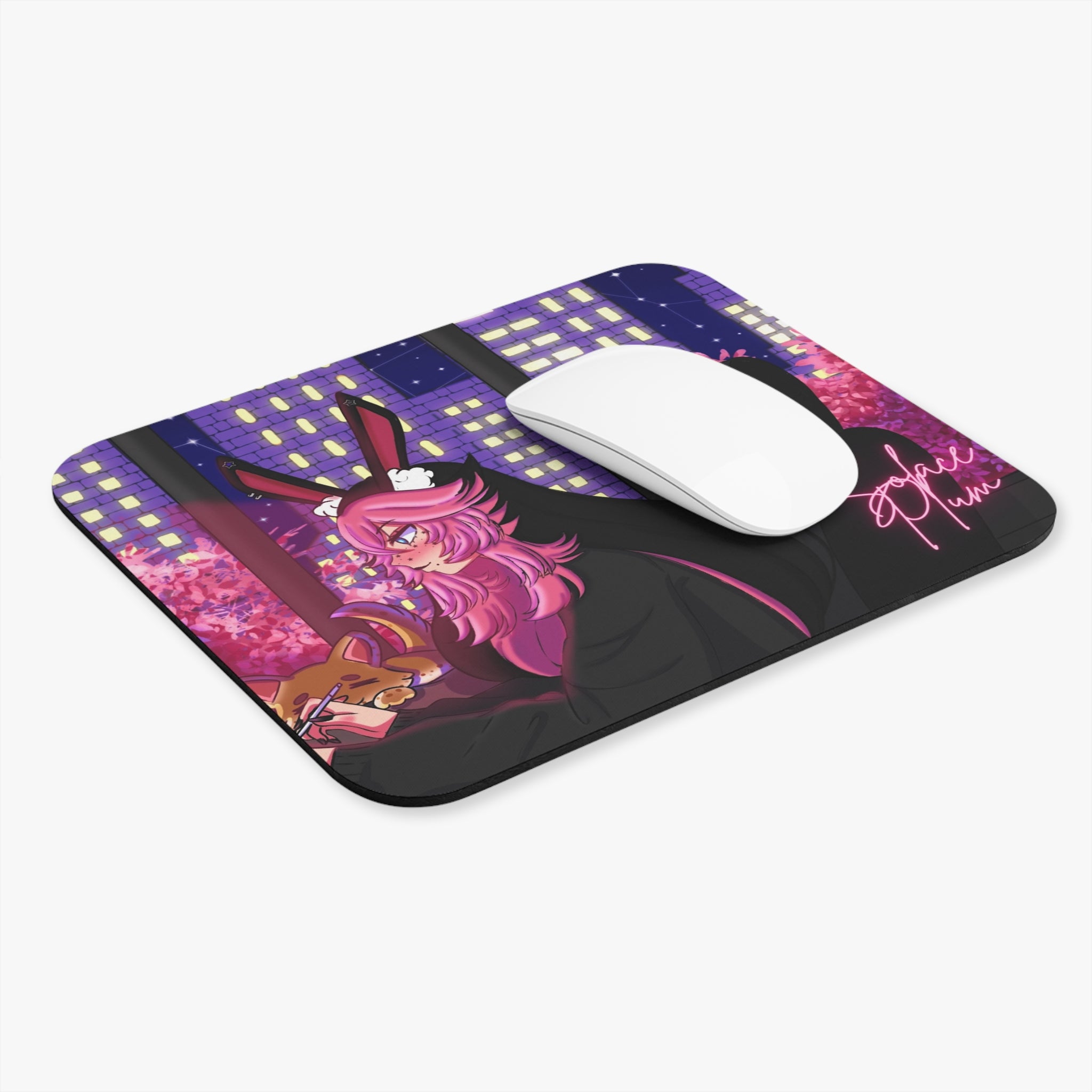 Solace Plum Lofi Mousepad
