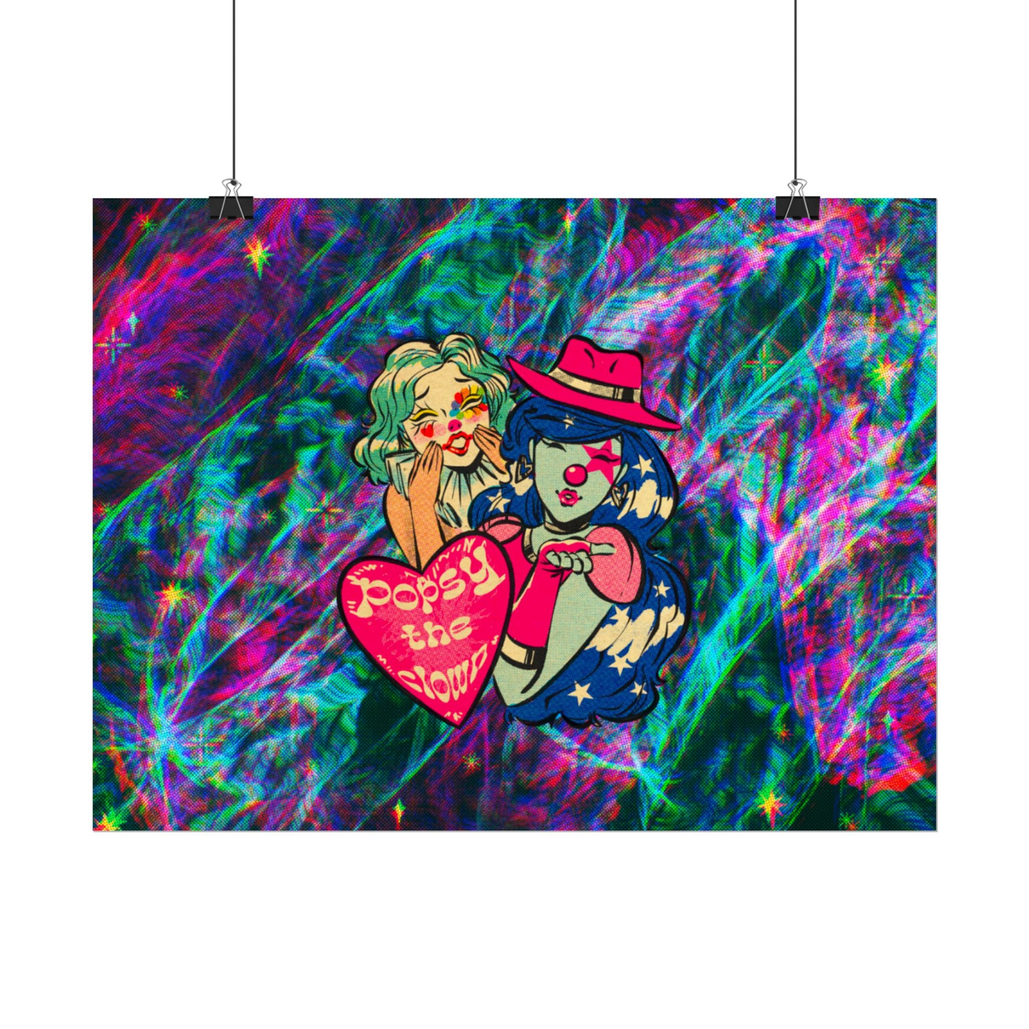 PopsyTheClown "ArtPopsy" Poster
