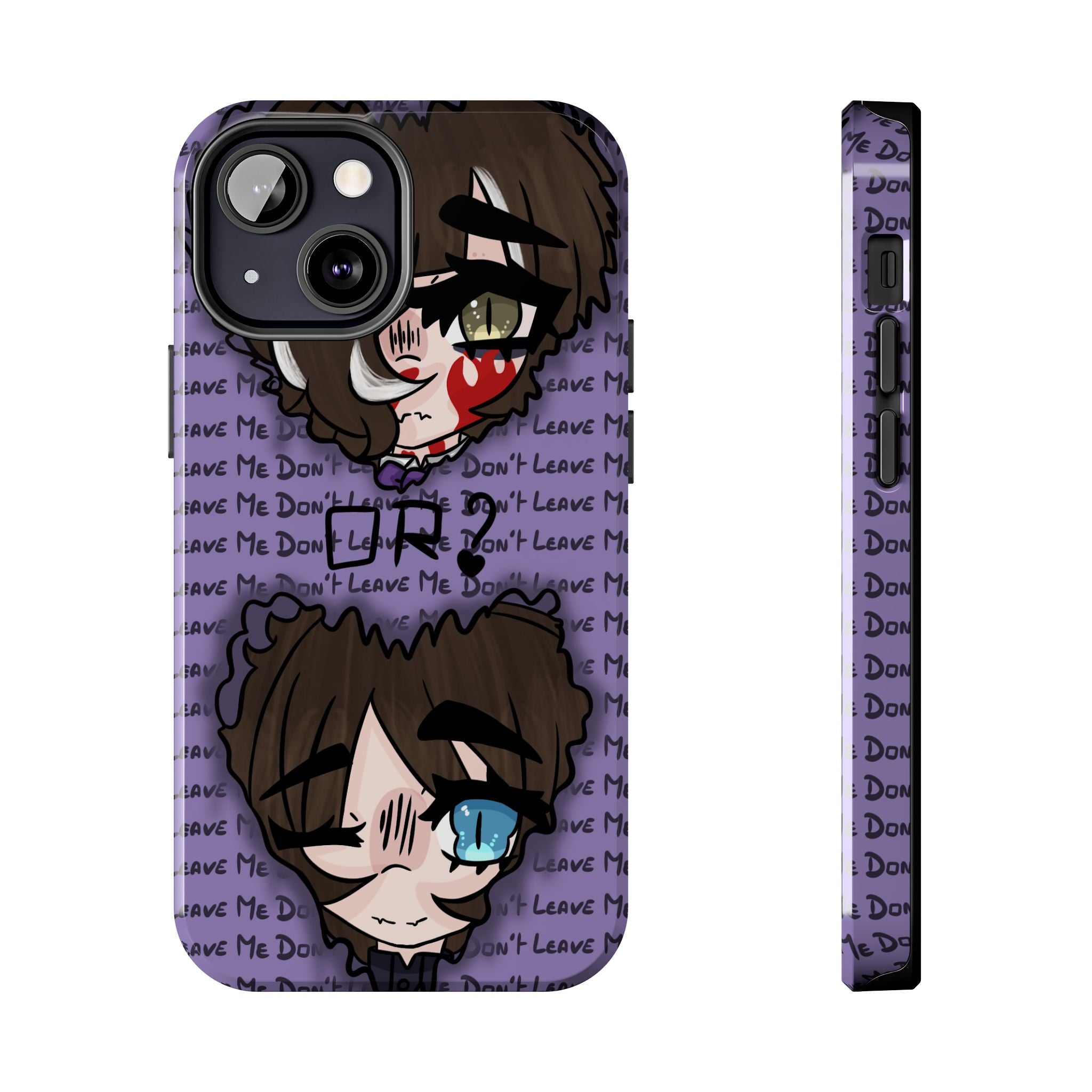 Renée Lysobore "Me or Them" Phone Case