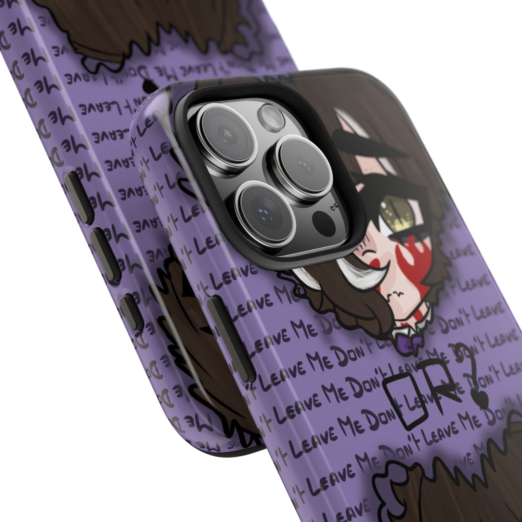 Renée Lysobore "Me or Them" Phone Case